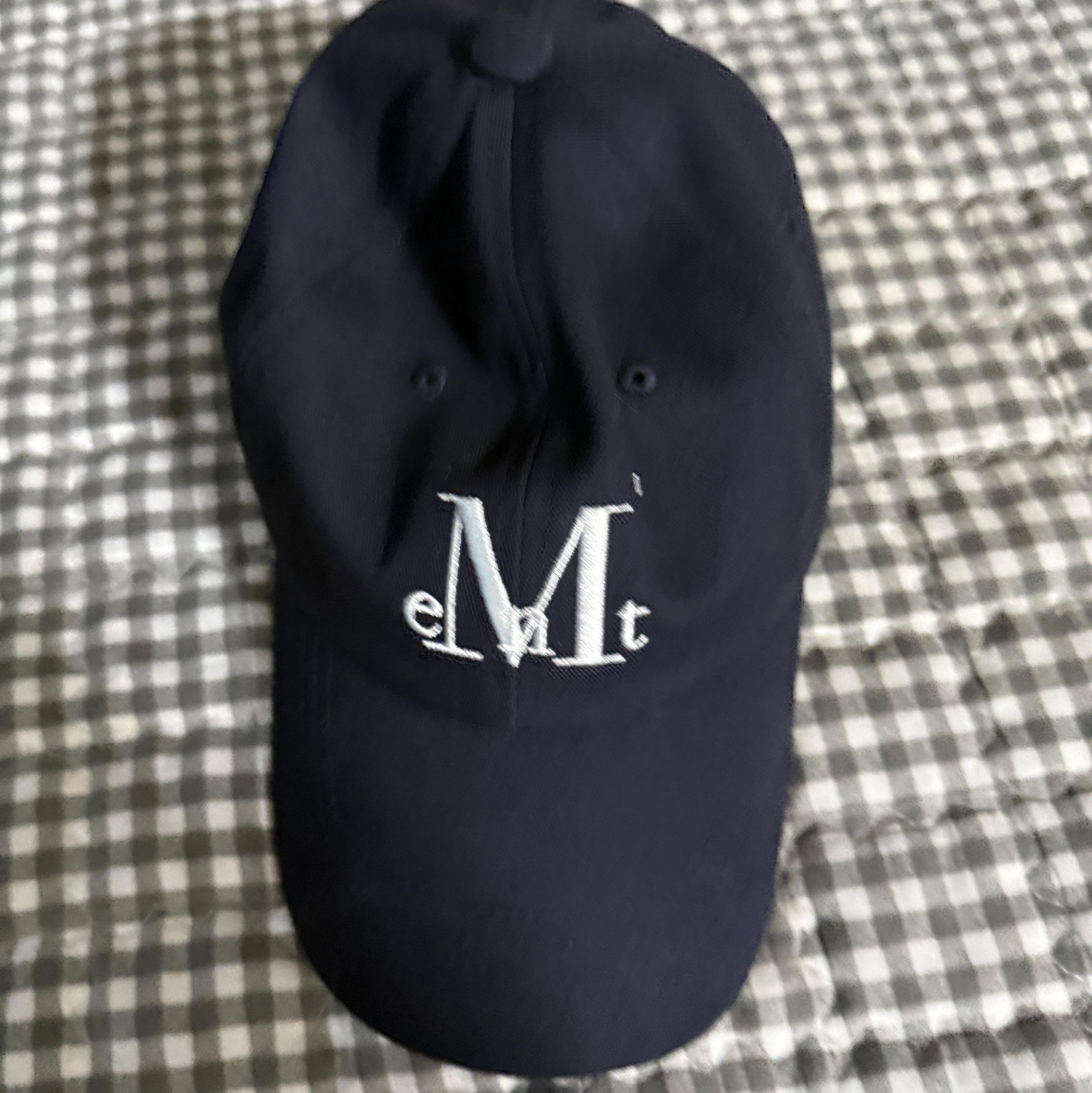 MUCENT Signature Ballcap Navy 착용 스타일