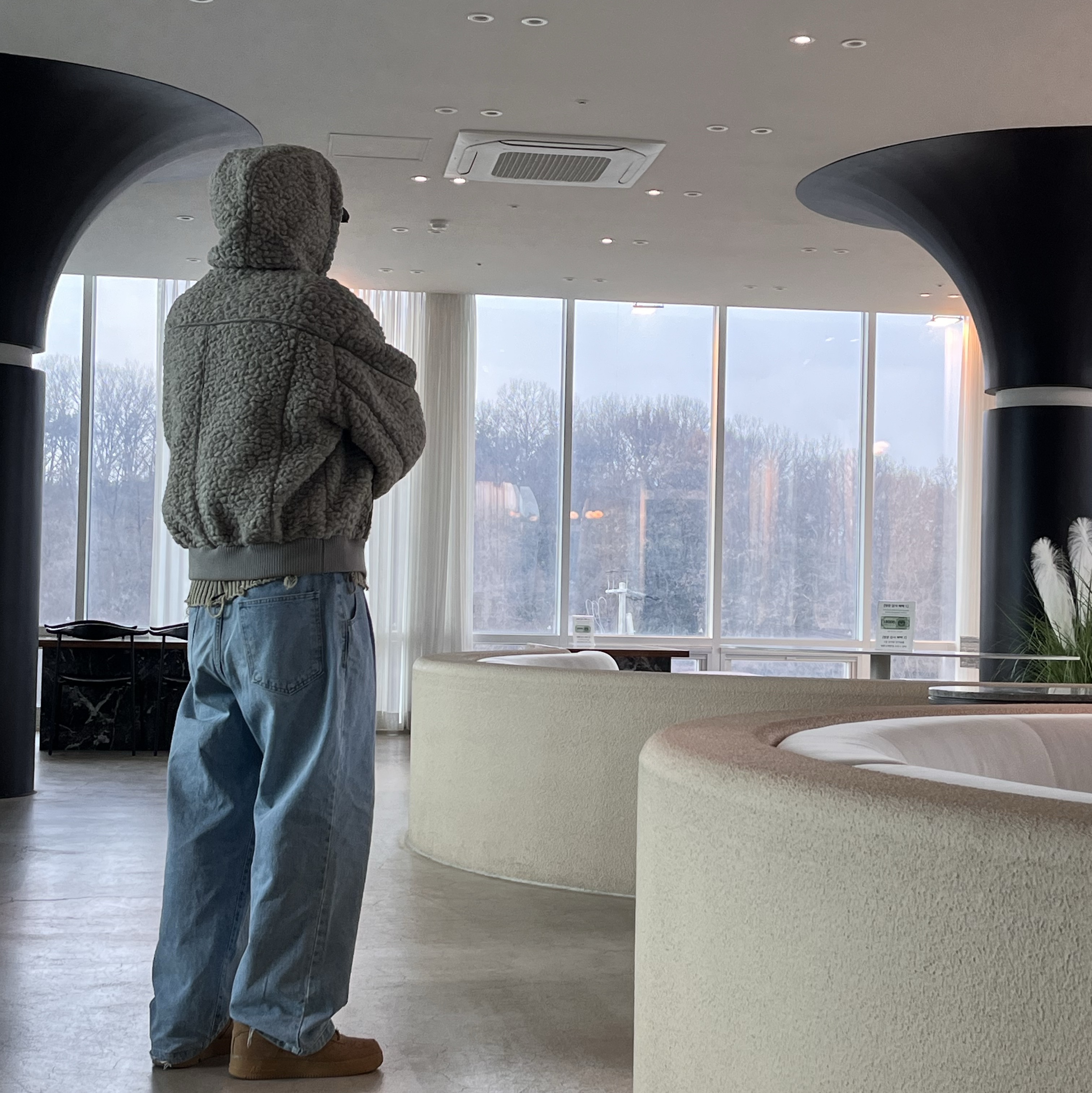 Etce New Vision Camo Cap Forest Green, Nike Air Force 1 '07 WB Flax 착용 스타일 - 4