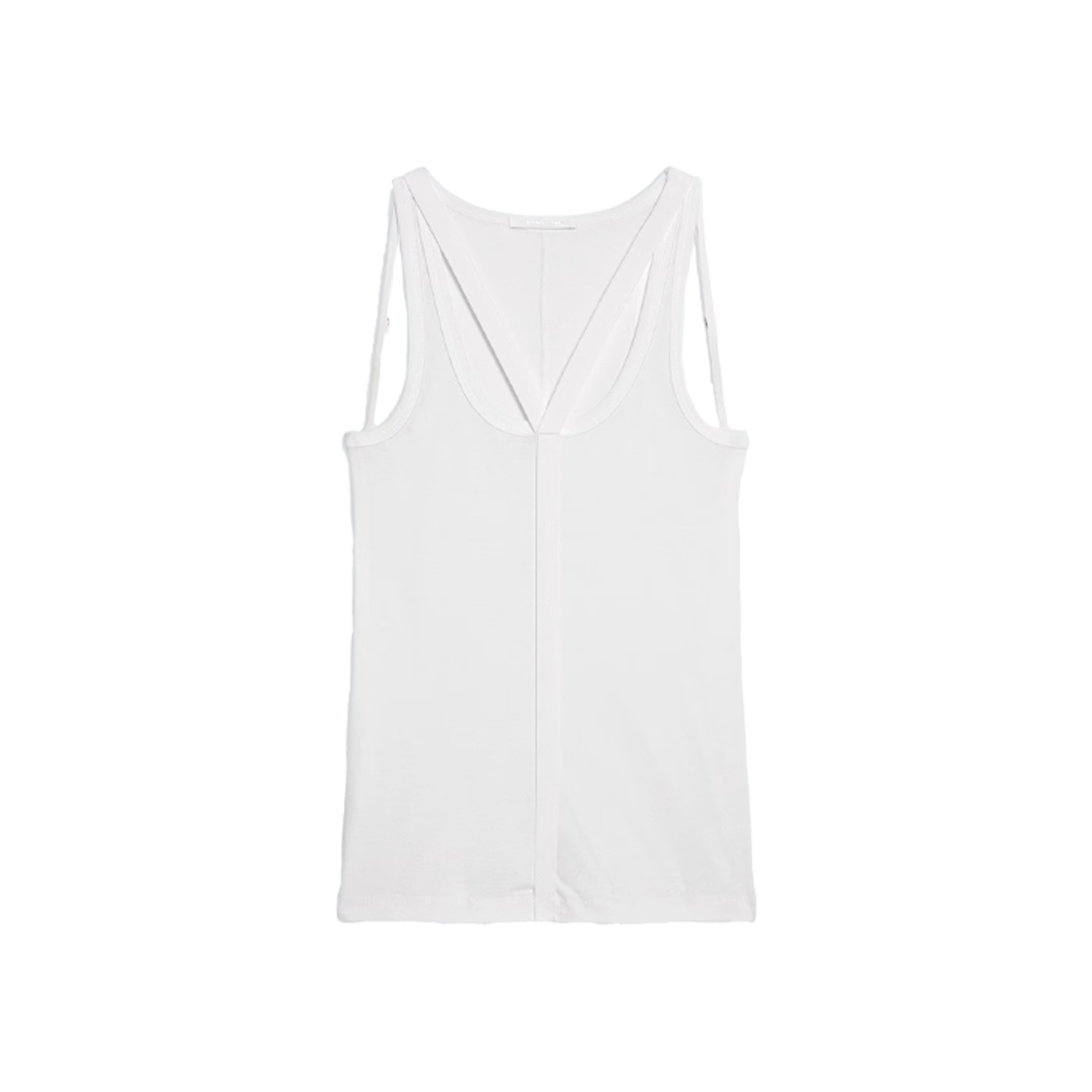 헬무트 랭 우먼 스트랩 레이서 탱크 옵틱 화이트 - 25SS(Helmut Lang Women Strap Racer Tank Optic White - 25SS)