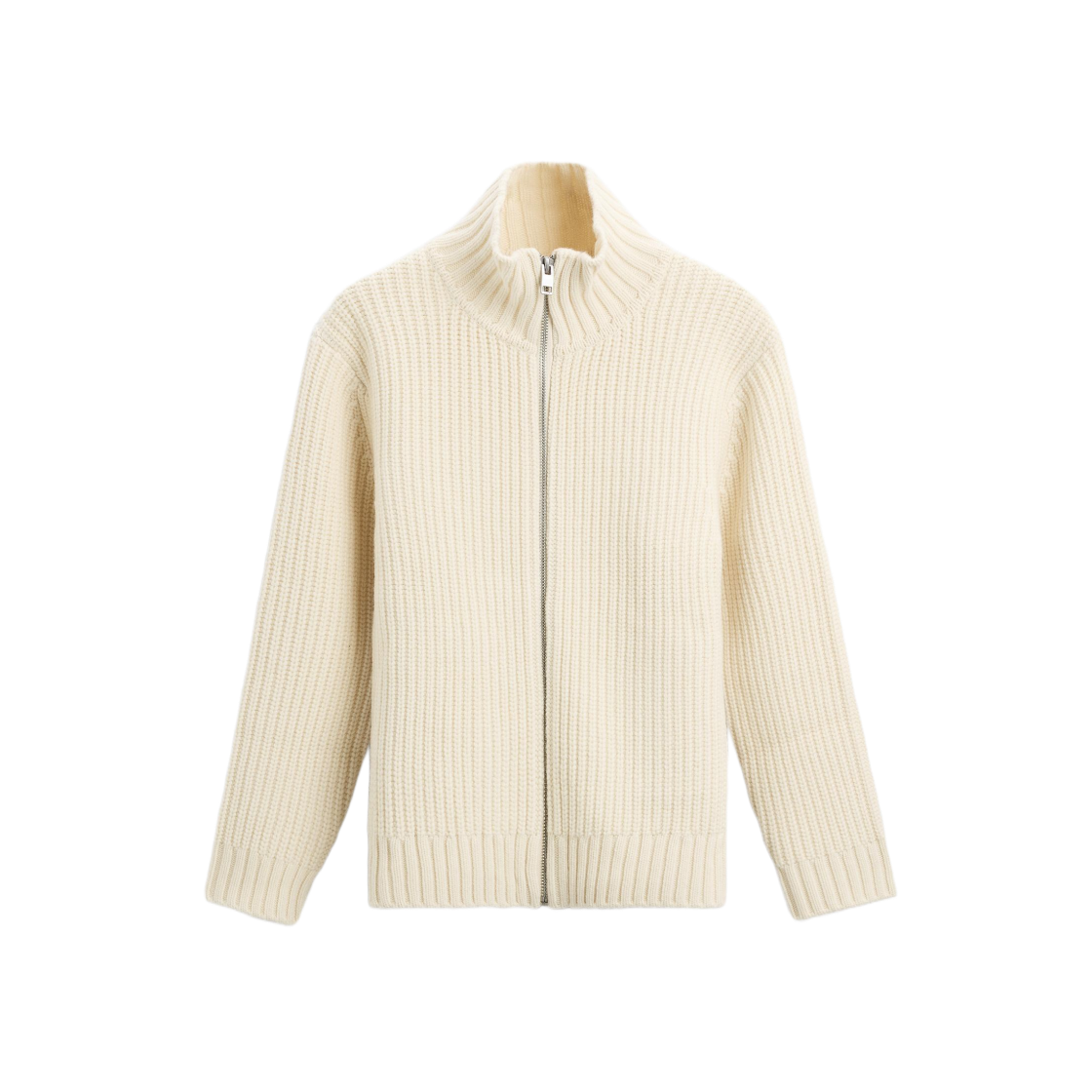 자라 집업 울 가디건 에크루 | Zara | KREAM