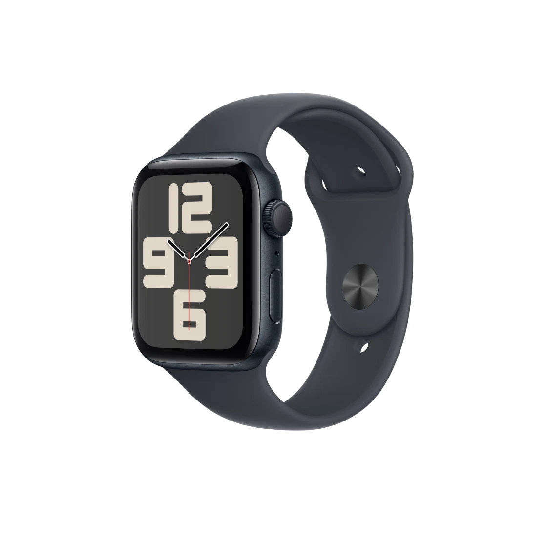 애플 워치 SE 2024 44mm GPS 미드나이트 알루미늄 케이스 스포츠 밴드 S/M 미드나이트 (국내 정식 발매 제품) | Apple... 