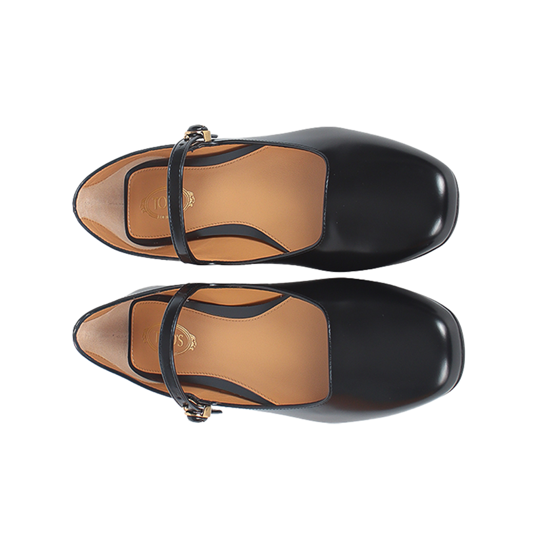 (W) 토즈 레더 발레리나 블랙((W) Tod's Ballerinas in Leather Black) - 2
