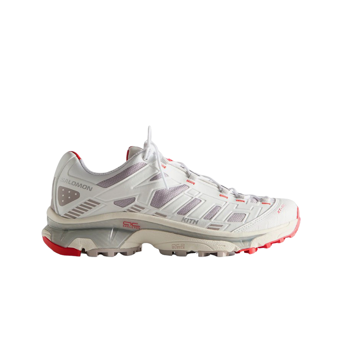 살로몬 x 키스 XT-4K 브라이트 화이트 애쉬스 오브 로즈(Salomon x Kith XT-4K Bright White Ashes of Roses)