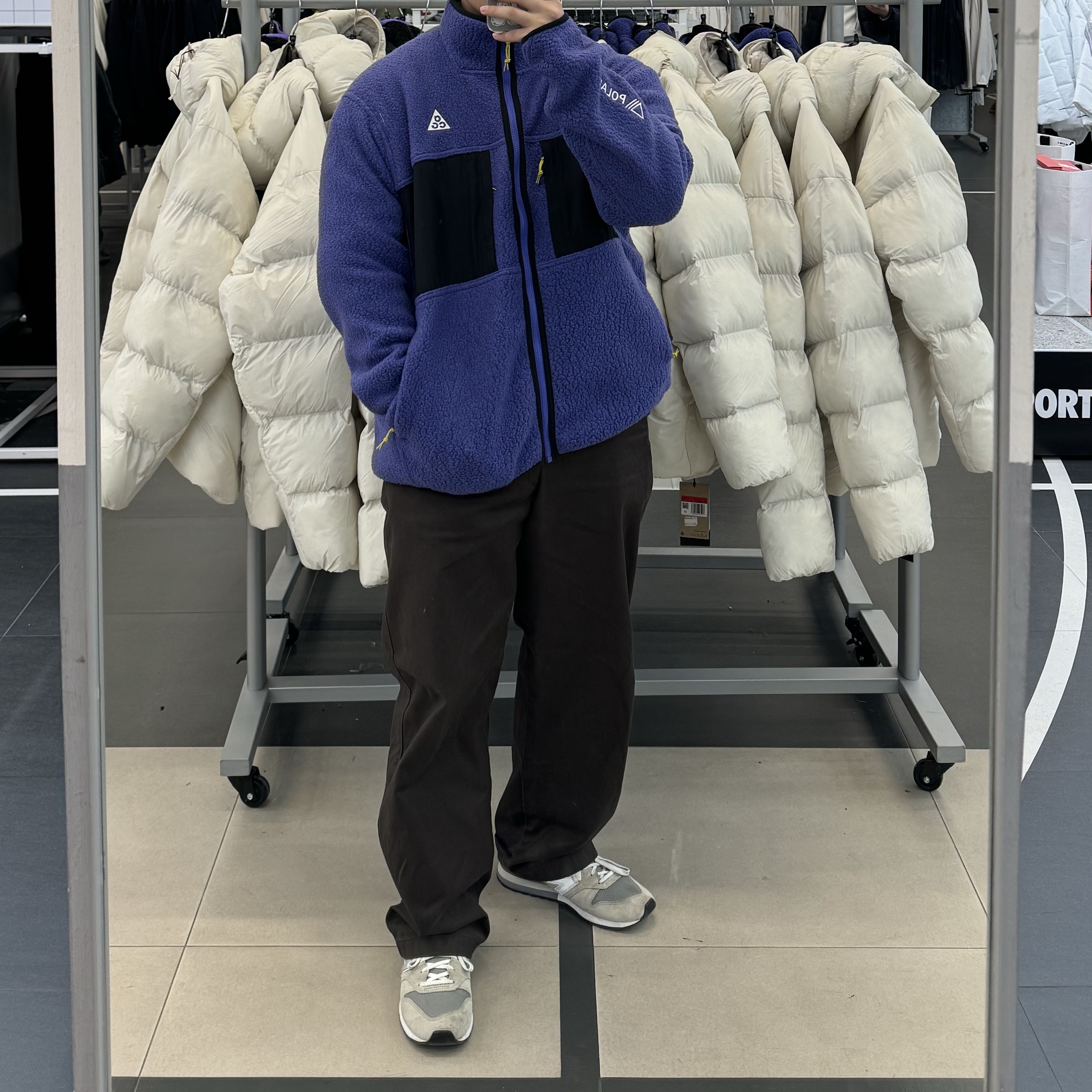 Nike ACG Arctic Wolf Full Zip Top Persian Violet Black - Asia 착용 스타일