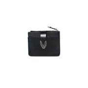 Toga Too Leather Wallet Black - 25SS