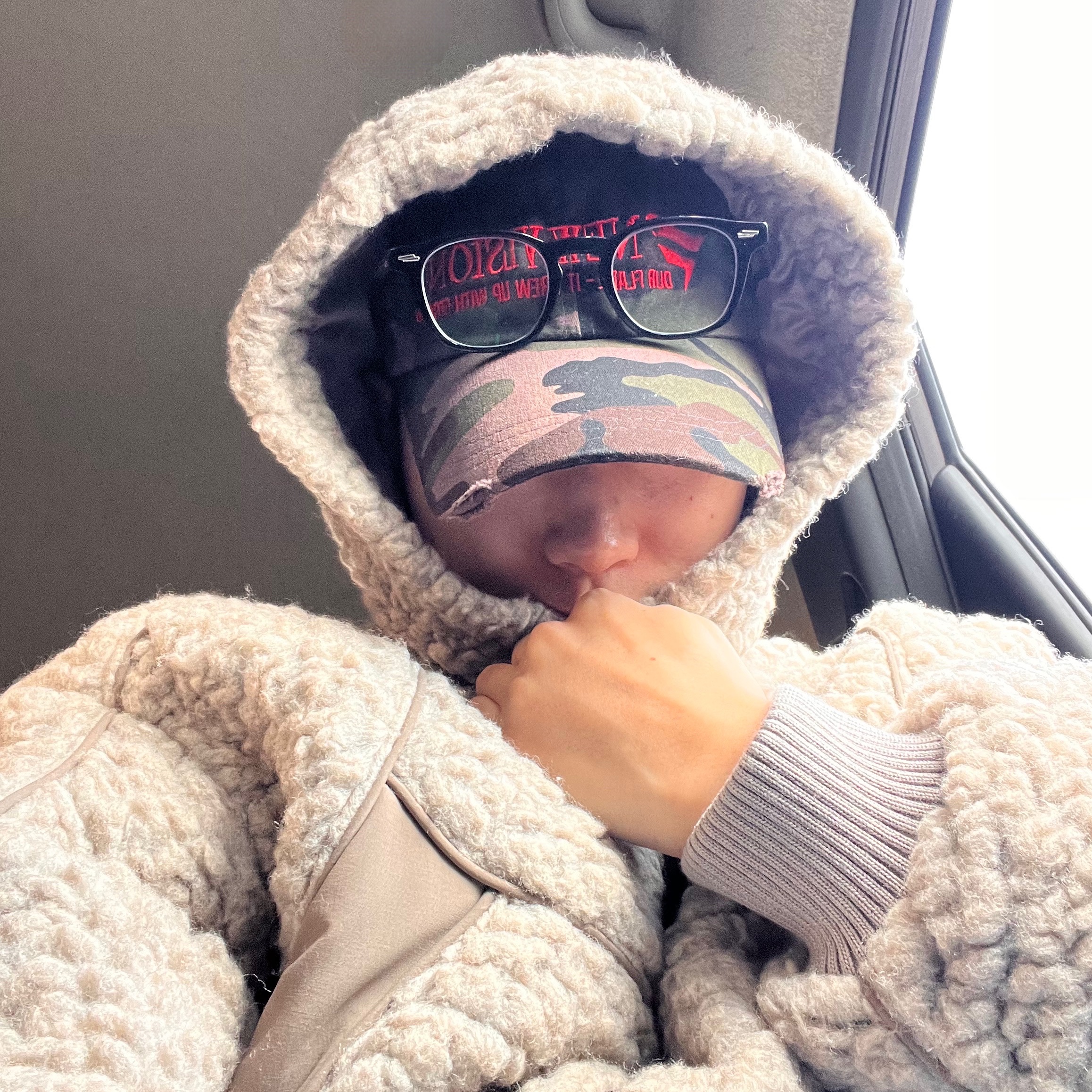 Etce New Vision Camo Cap Forest Green, Nike Air Force 1 '07 WB Flax 착용 스타일 - 1