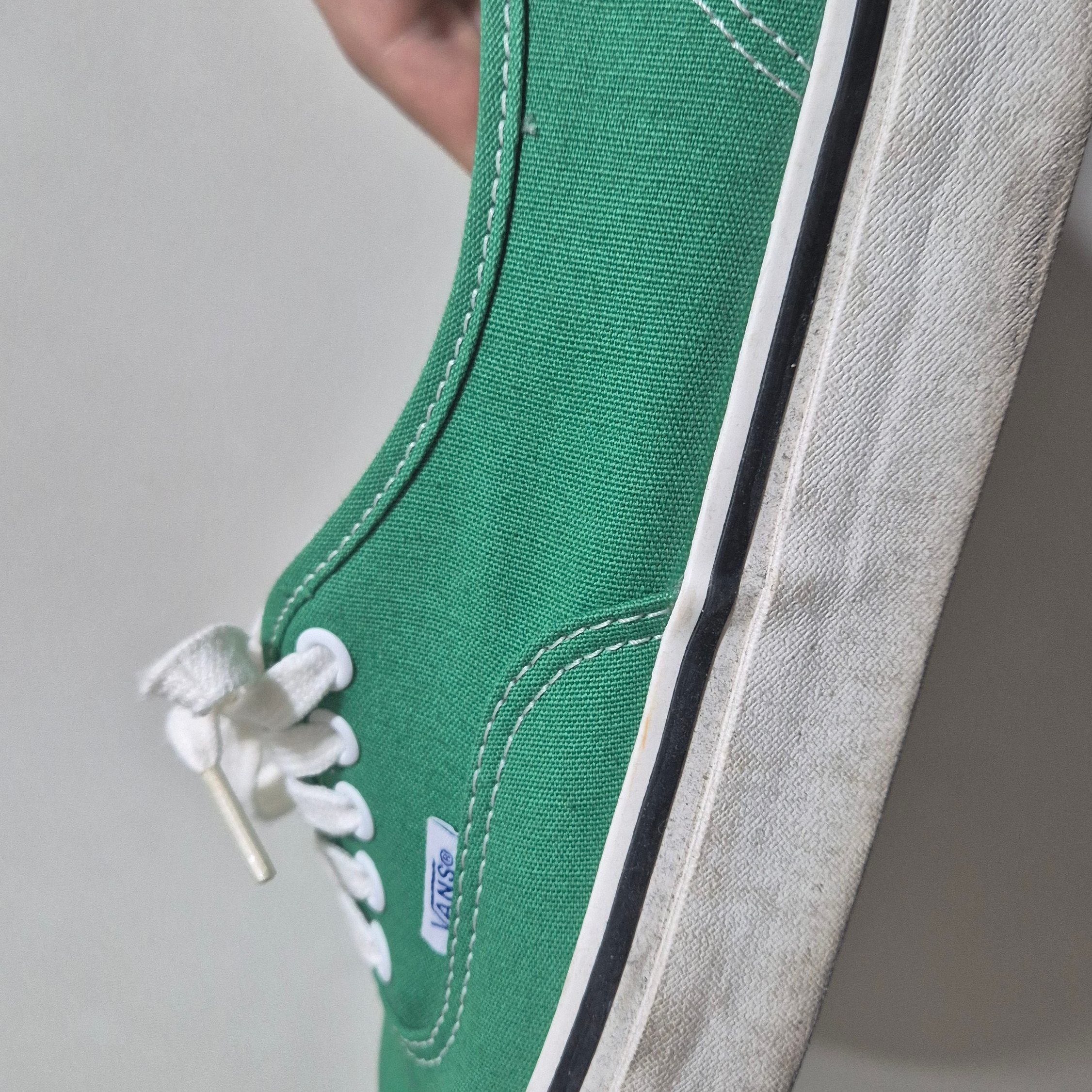 Vans Authentic 44 DX Anaheim Factory Emerald Green 착용 스타일