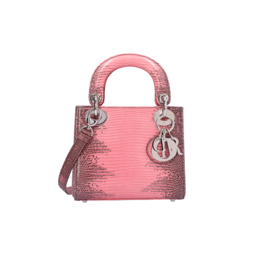M0500PVAR Dior M0500PVAR Lady Dior Mini Bag Lizard Rose