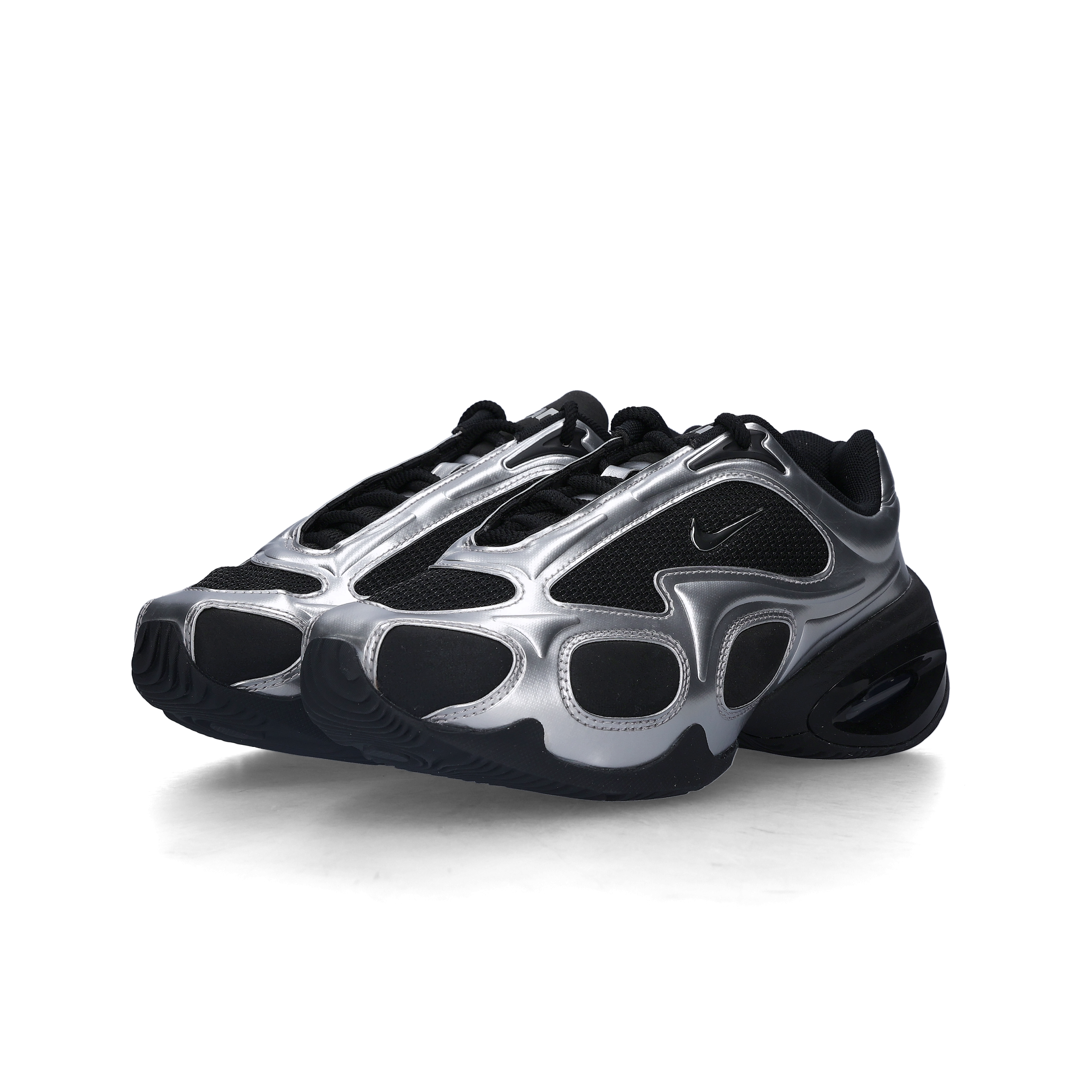 (W) Nike Air Max Muse Black and Metallic Silver