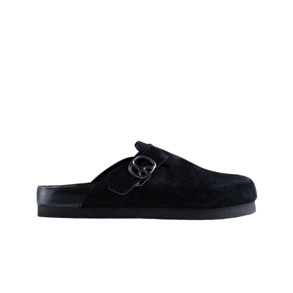 니들스 빠삐용 스웨이드 클로그 샌들 블랙(Needles Papillon Suede Clog Sandal Black)