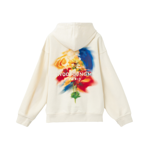 【関税込み】WOOYOUNGMI ブラック Swaying Flower フーディ WOOYOUNGMIのブラック Swaying Flower フーディがセール中