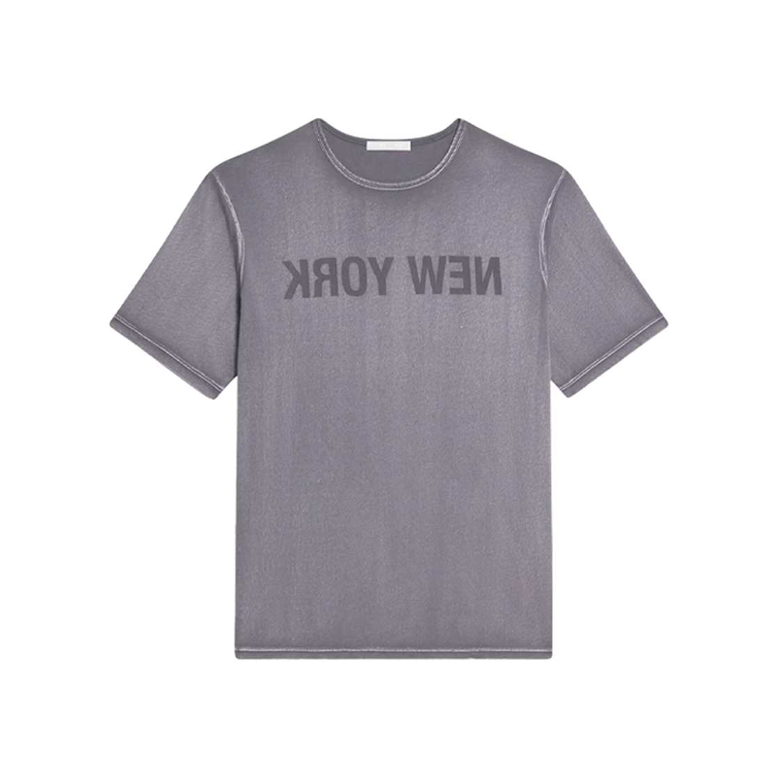 헬무트 랭 뉴욕 티 가먼트 건메탈 - 25SS(Helmut Lang New York Tee Garment Gunmetal - 25SS)