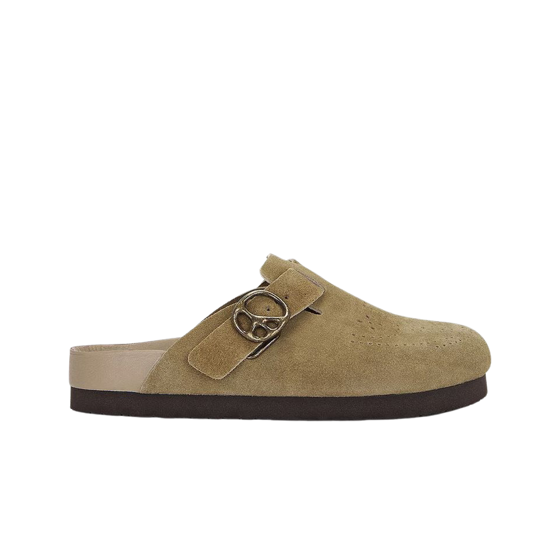 니들스 빠삐용 스웨이드 클로그 샌들 토프(Needles Papillon Suede Clog Sandal Taupe)