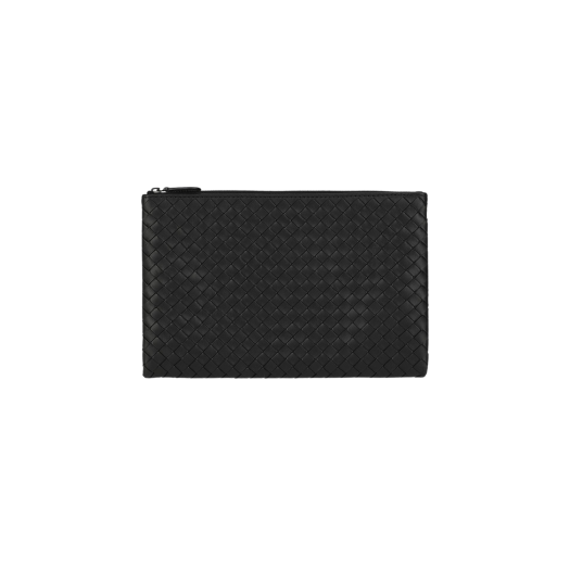 Bottega Veneta Medium Intrecciato Clutch Black