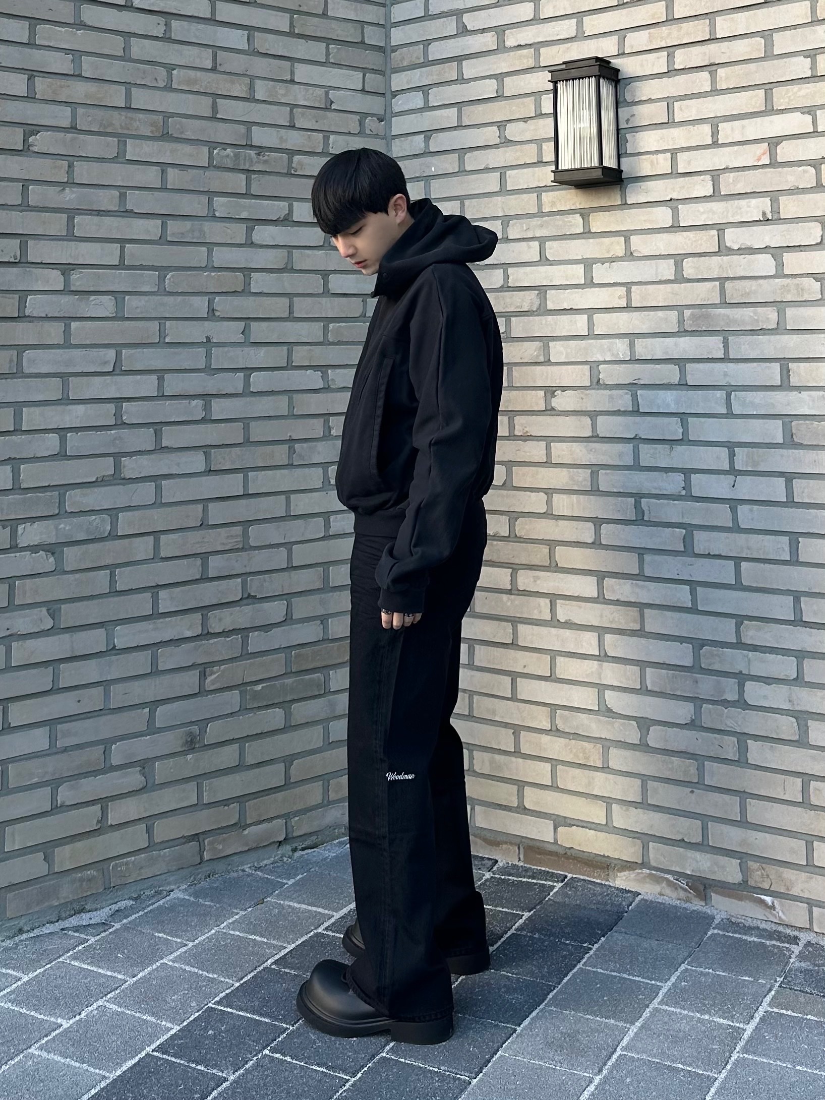 Balenciaga Steroid Derby Black 착용 스타일 - 1