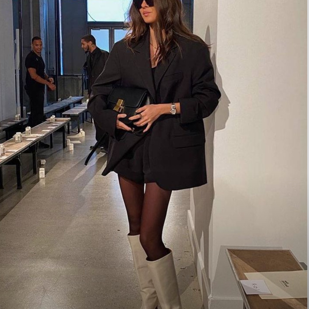 (W) Moon Boot Icon Low Nylon Boots Cream, Moodnight Lesly Kitten-Heel Ankle Boots Black 착용 스타일 - 6