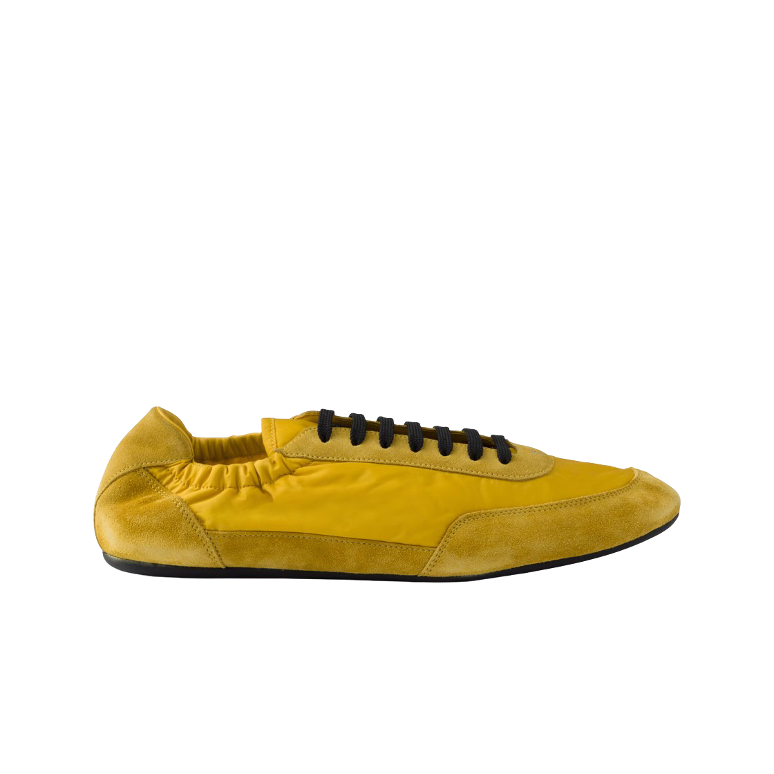 프라다 컬랩스 리나일론 앤 스웨이드 엘라스티사이즈 스니커즈 토파즈(Prada Collapse Re-Nylon and Suede Elasticized Sneakers Topaz) - 1