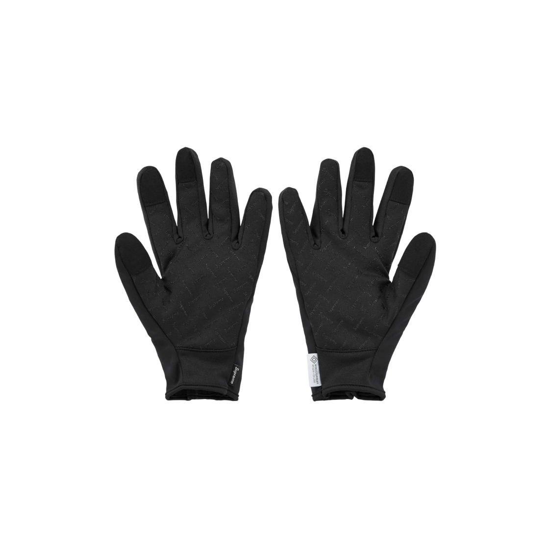 Supreme WINDSTOPPER Zip Gloves ブラック 黒 L Supreme WINDSTOPPER® Zip Gloves ブラック