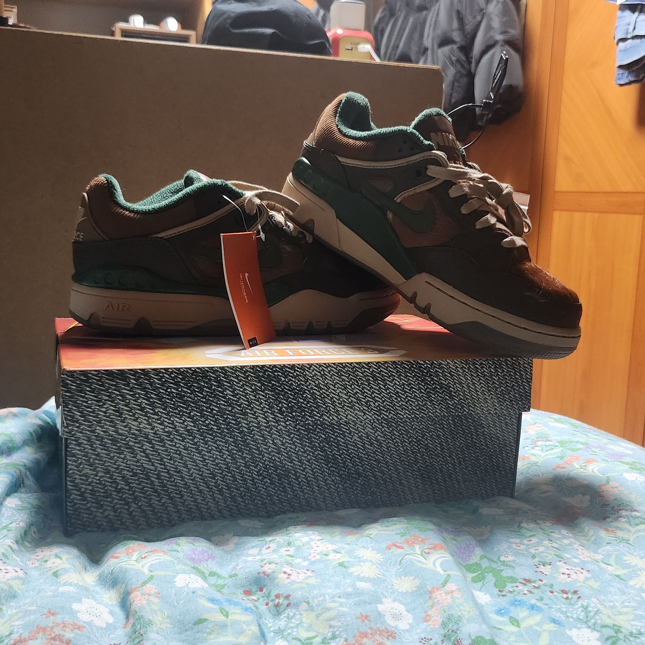 Nike x Nigo Air Force 3 Low SP Baroque Brown and Pecan 착용 스타일