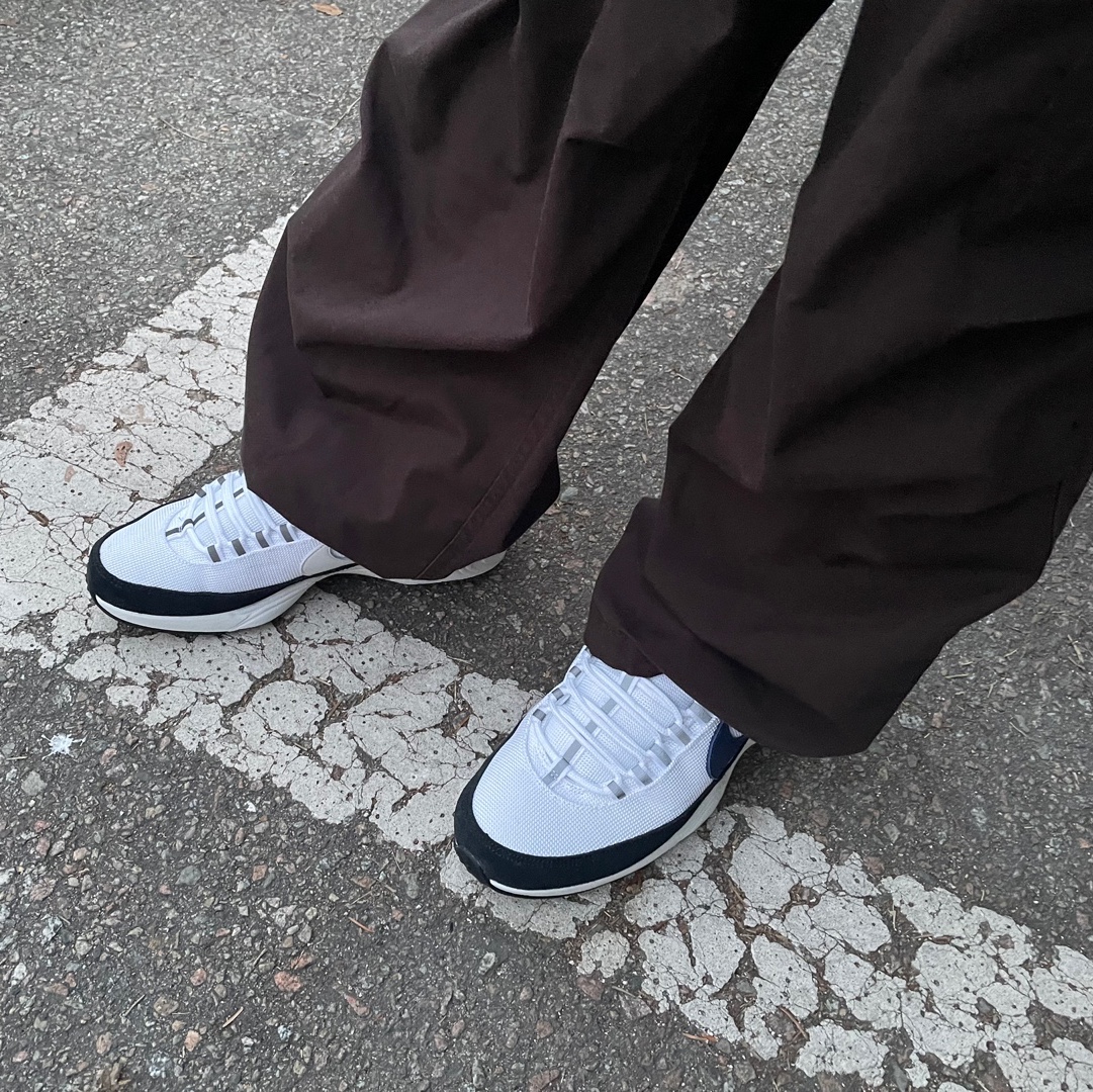 Nike x Fragment Air Zoom Spiridon Blue Void 착용 스타일