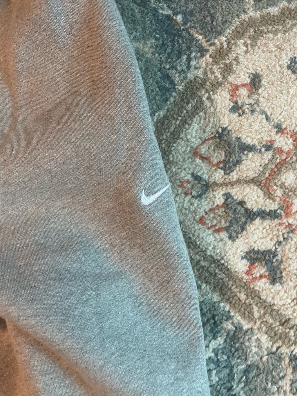 Nike Solo Swoosh Fleece Pants Dark Grey - Asia 착용 스타일 - 2