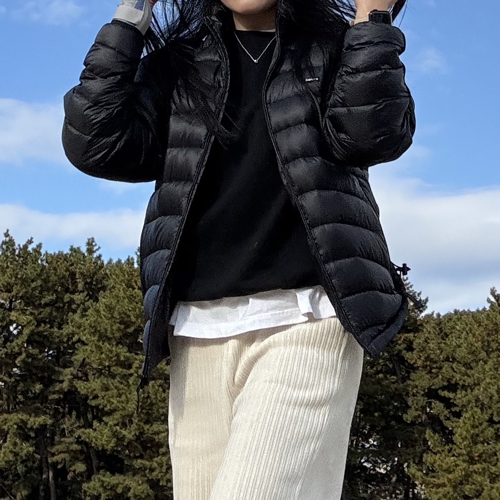 Supreme Micro Down Jacket Black - 24SS 착용 스타일