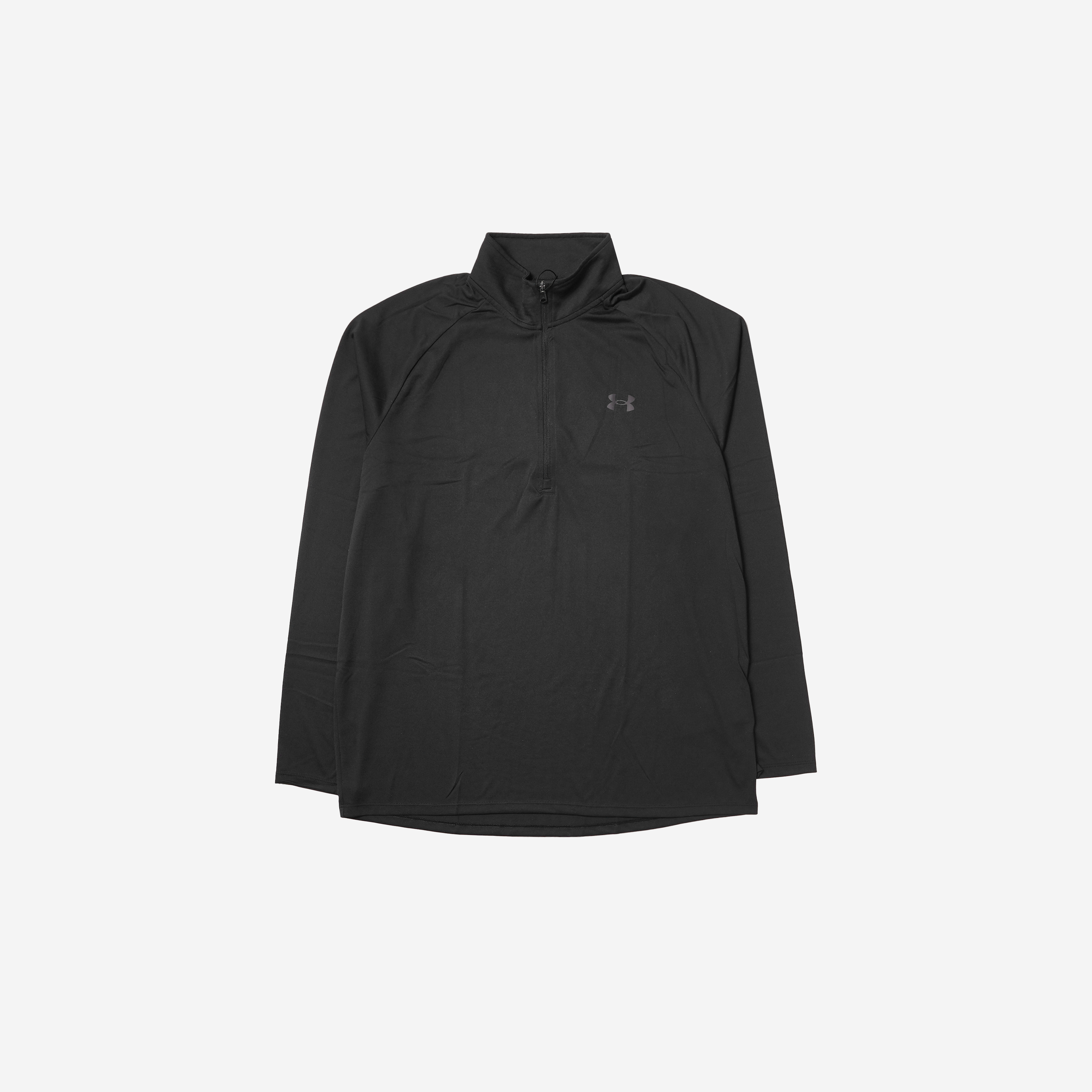 Under Armour Tech Half Zip Long Sleeve Black Charcoal