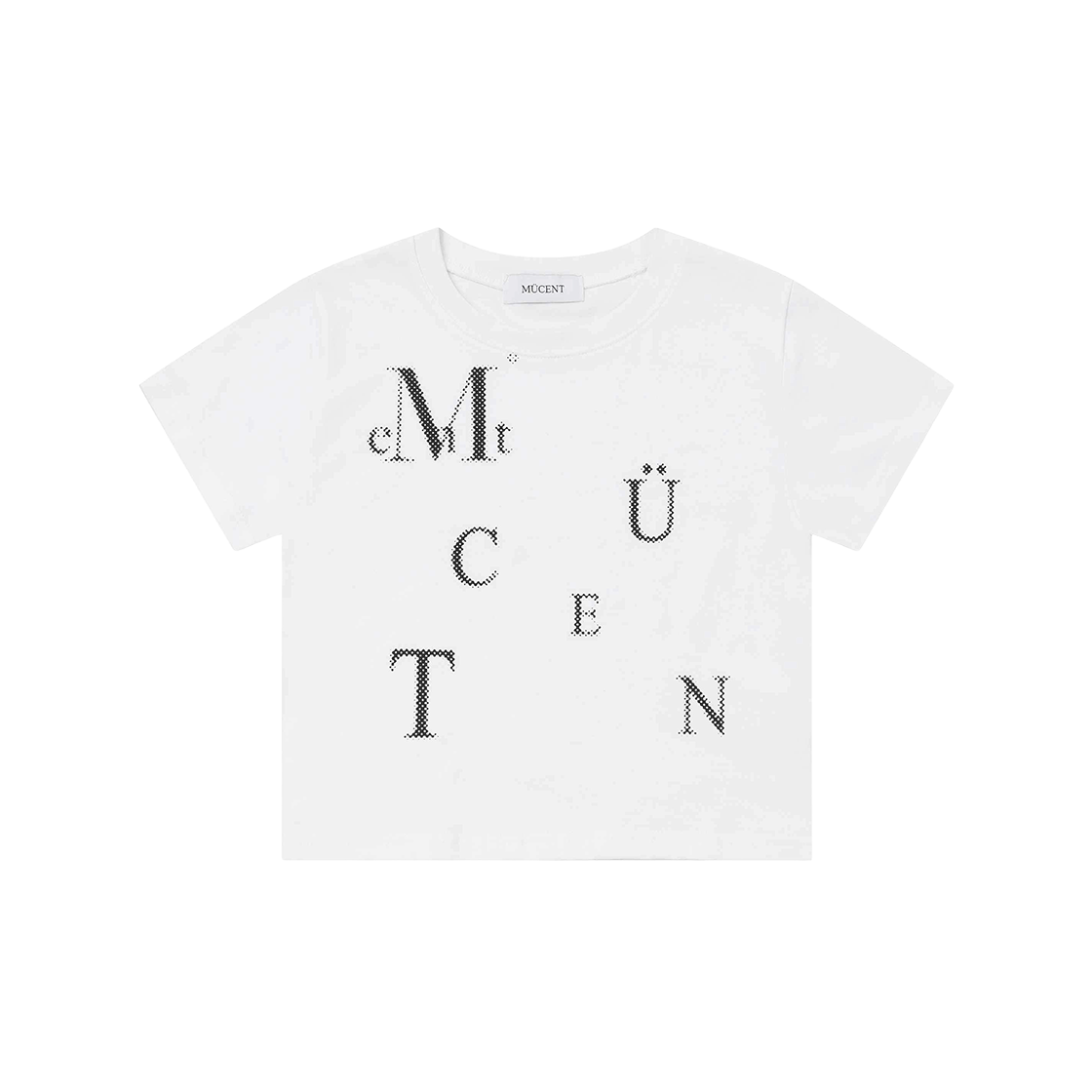 무센트 퍼즐 반팔 티 화이트(MUCENT Puzzle Half T White) - 3