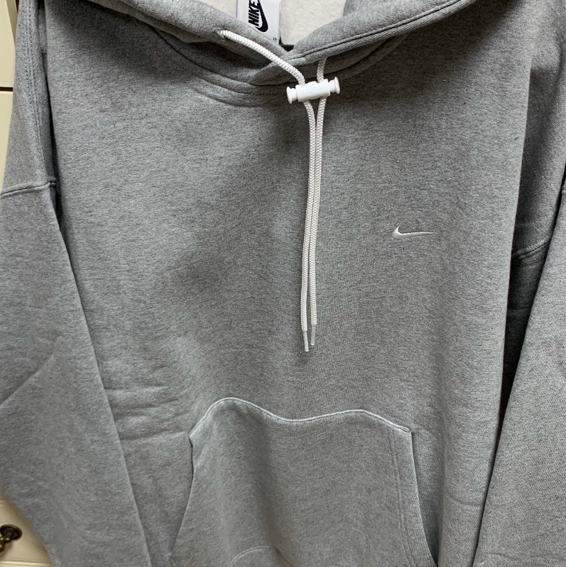 Nike NRG Solo Swoosh Fleece Hoodie Dark Grey Heather - Asia 착용 스타일
