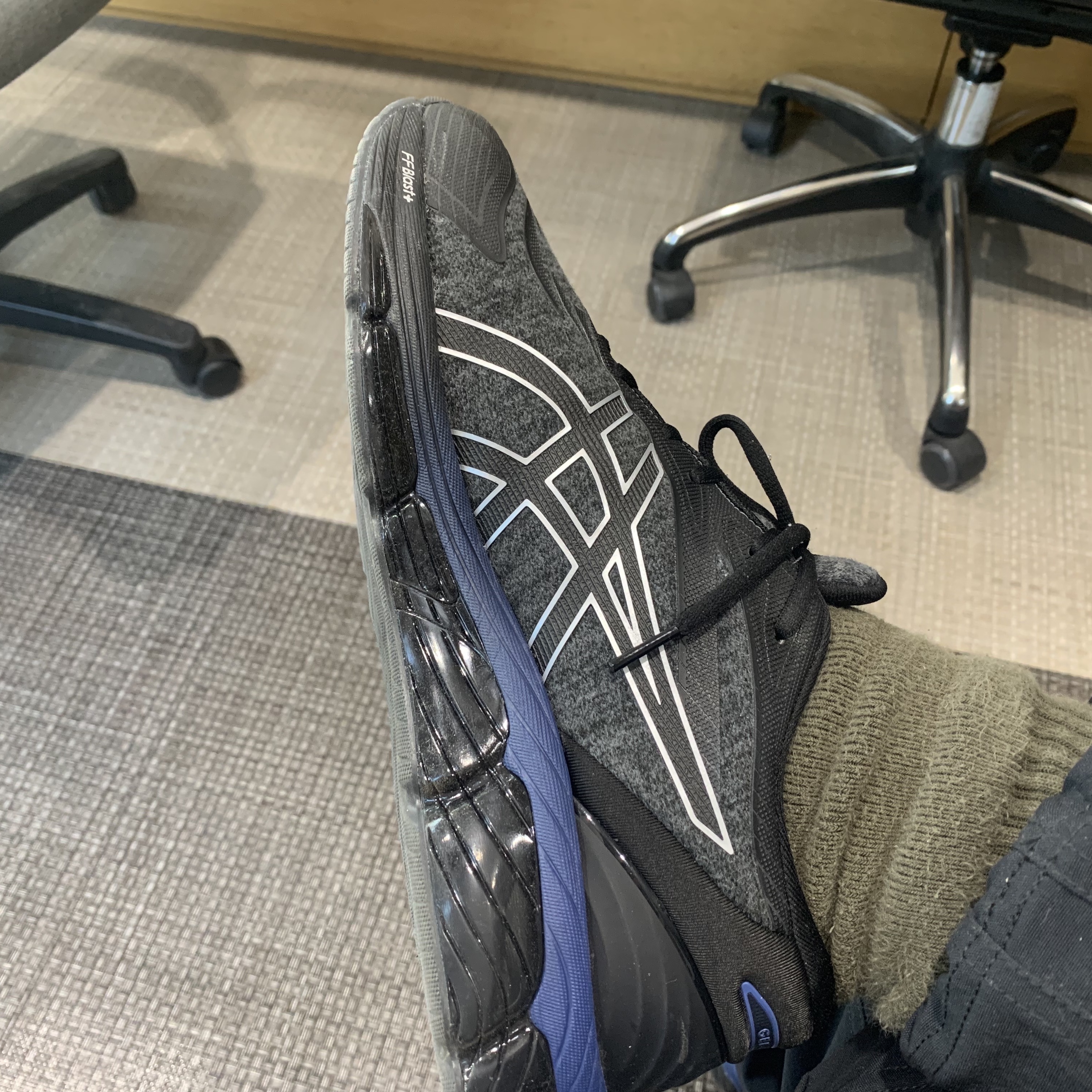Asics x Dime Gel-Quantum 360 VIII GTX Black Pure Silver 착용 스타일 - 2