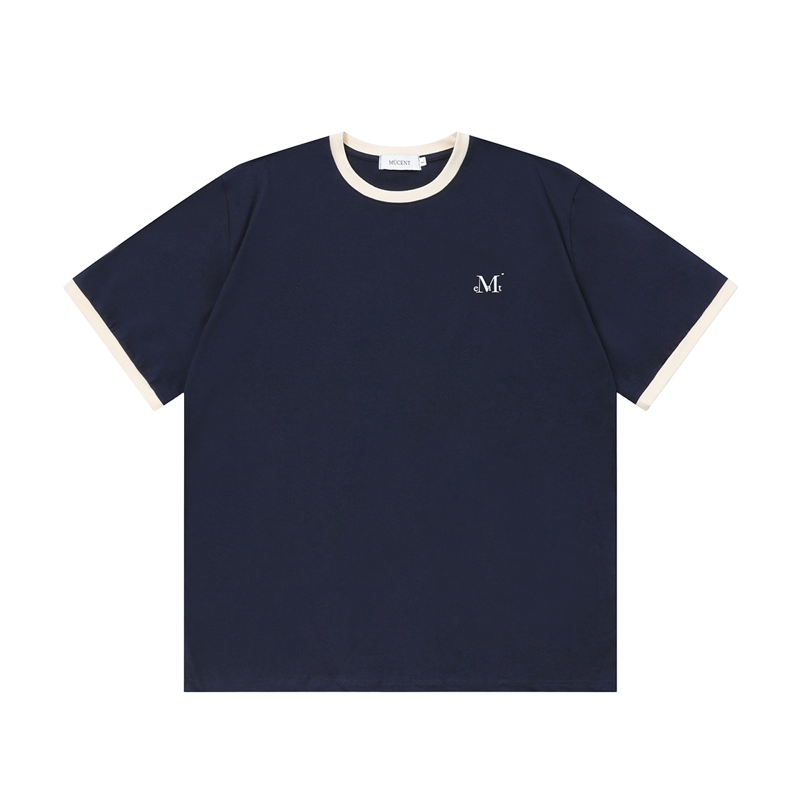 무센트 링거 반팔 티 네이비(MUCENT Ringer Half T Navy) - 2