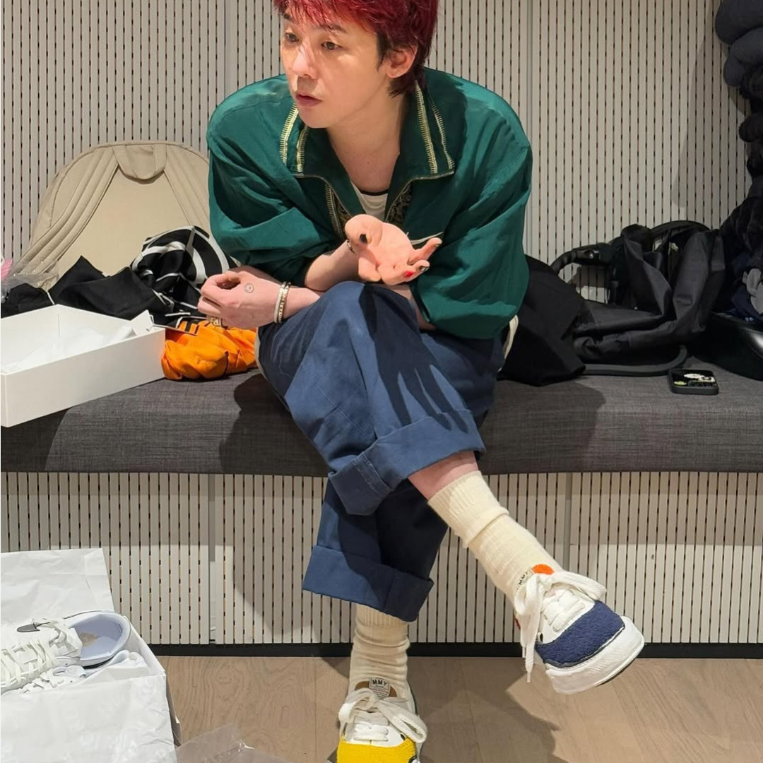 Maison Mihara Yasuhiro Baker Canvas Low-top Sneakers Multi 착용 스타일 - 2