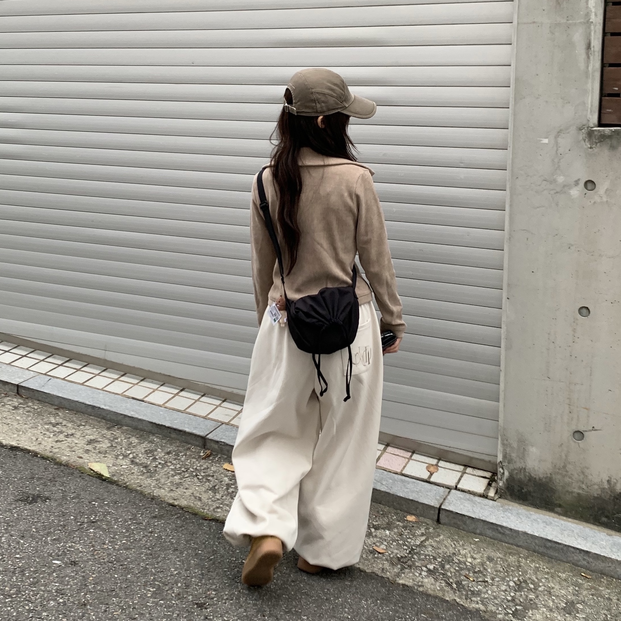 Sansan Gear Faded Washing Cap Brown, (GS) Nike Air Force 1 LV8 3 Wheat 착용 스타일 - 2