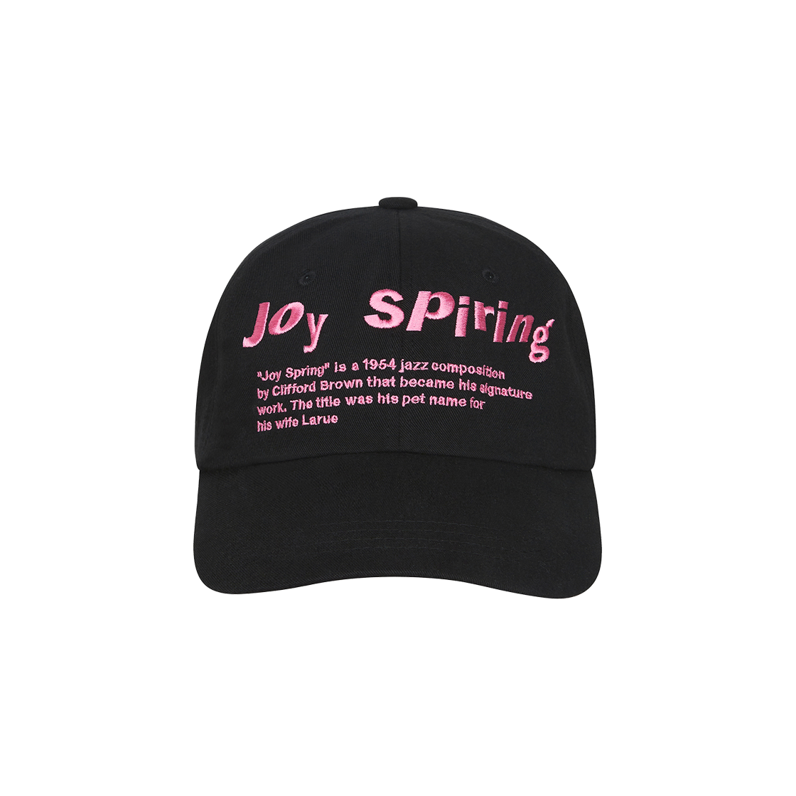매쉬 조이 스프링 캡 블랙(Mash Joy Spring Cap Black)