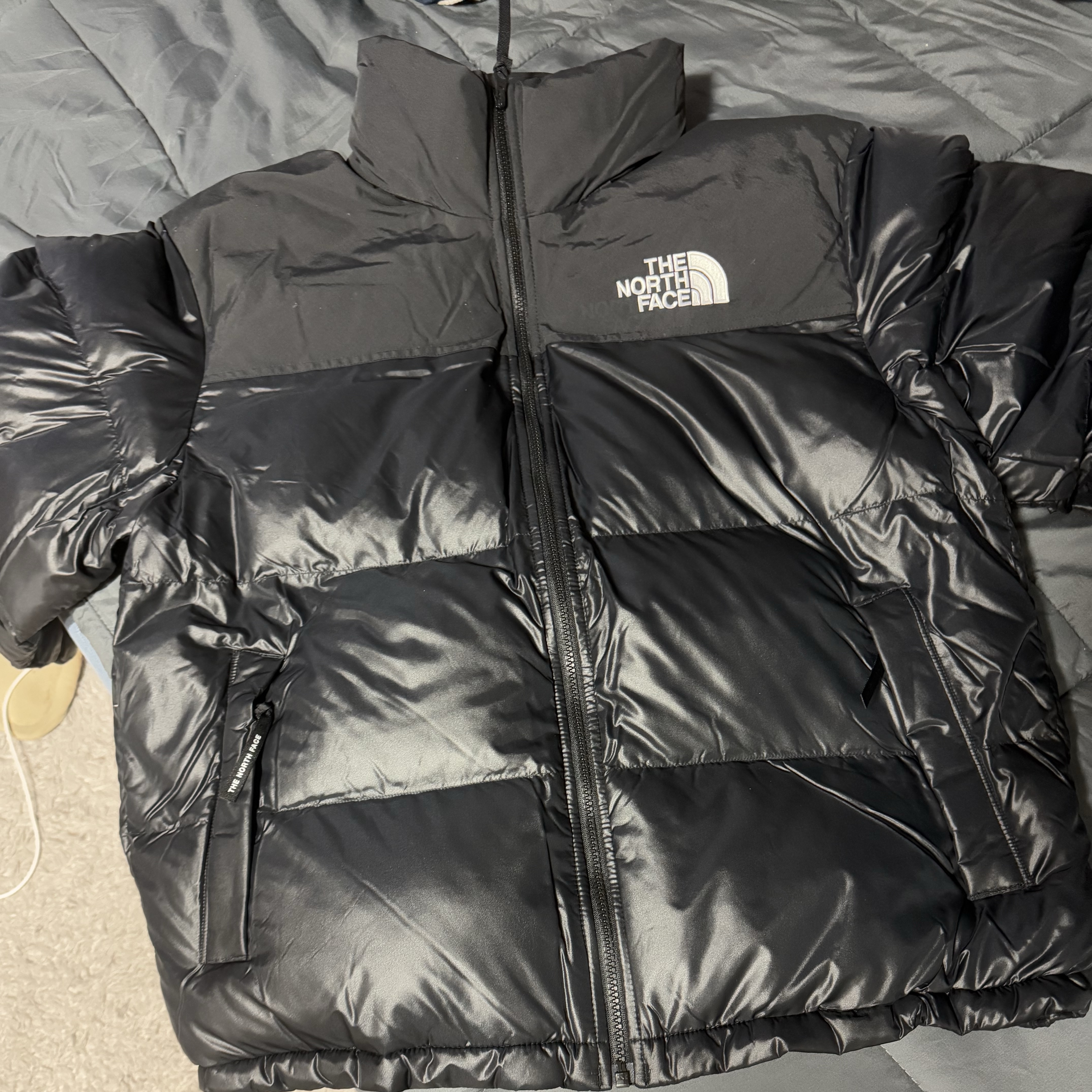 The North Face On Ball Jacket Black 착용 스타일