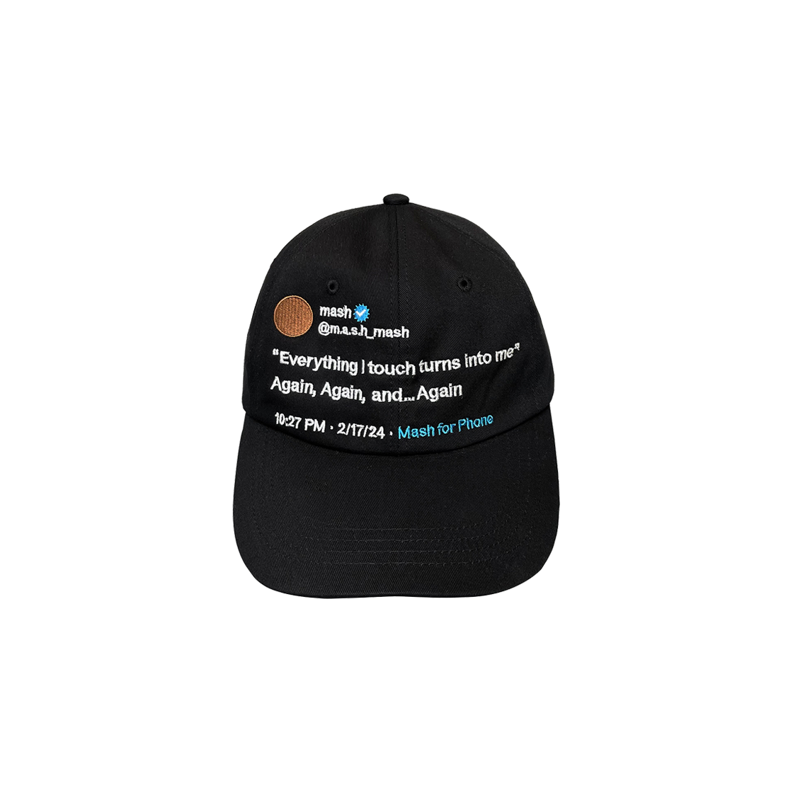 매쉬 소셜 네트워크 캡 블랙(Mash Social Network Cap Black)