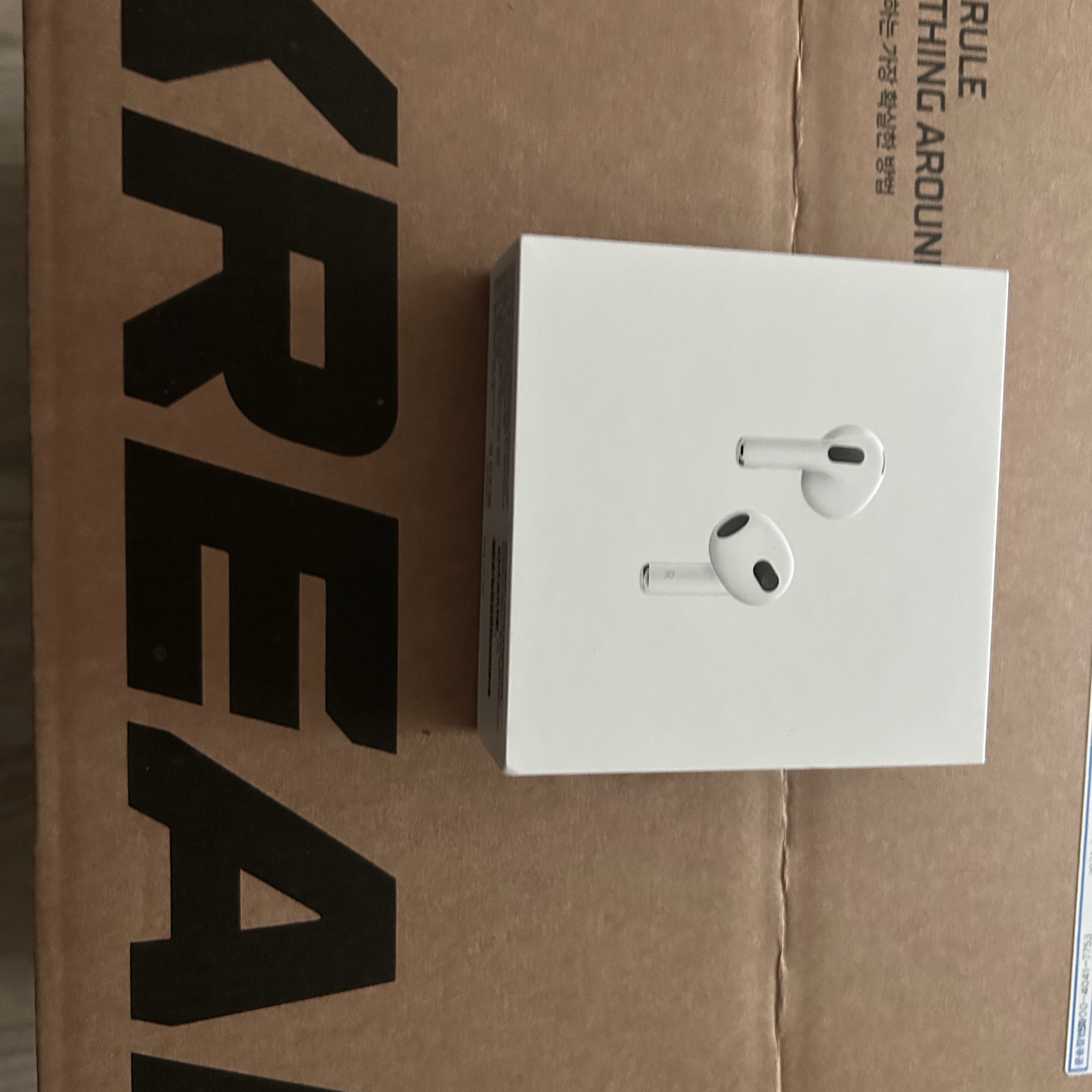 Apple Airpods 3rd Gen with MagSafe Charging Case (Korean Ver.) 착용 스타일