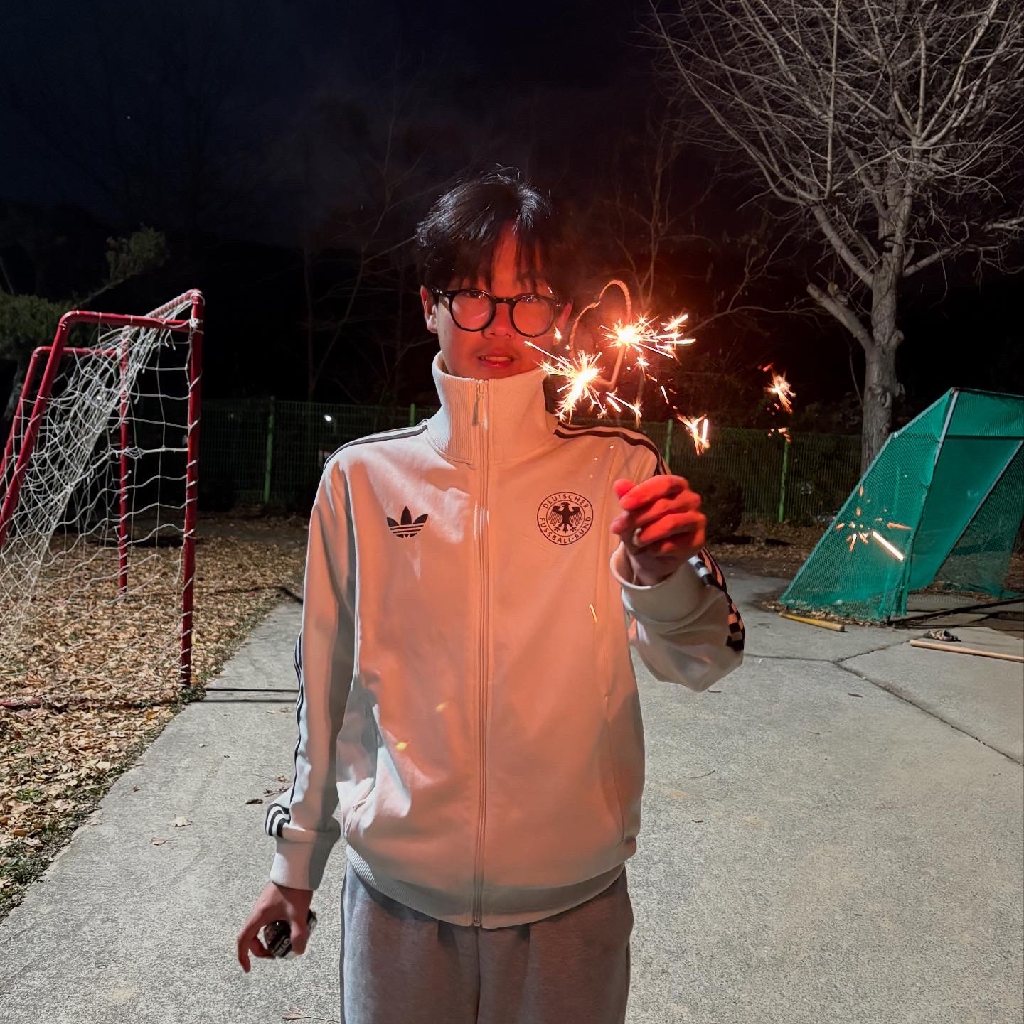 Adidas German Beckenbauer Track Top Off White - KR Sizing 착용 스타일 - 2