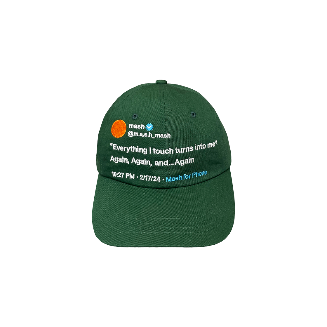Mash_3 Mash Social Network Cap Green