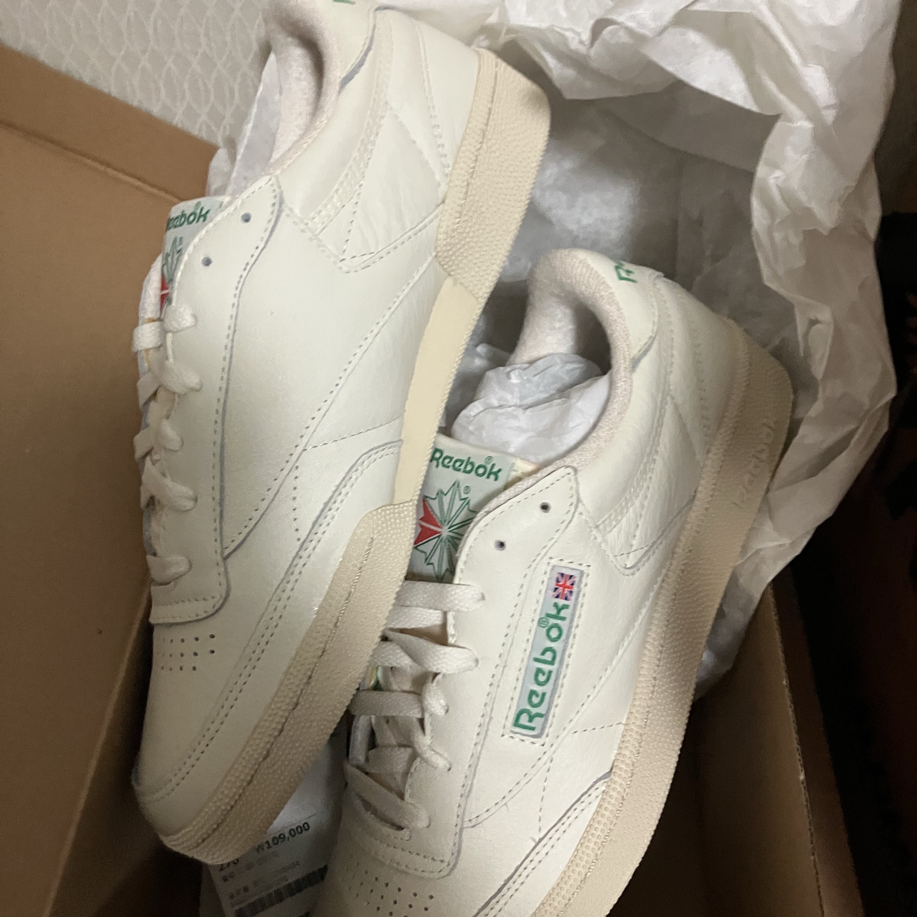 Reebok Club C 85 Vintage Retro White 착용 스타일