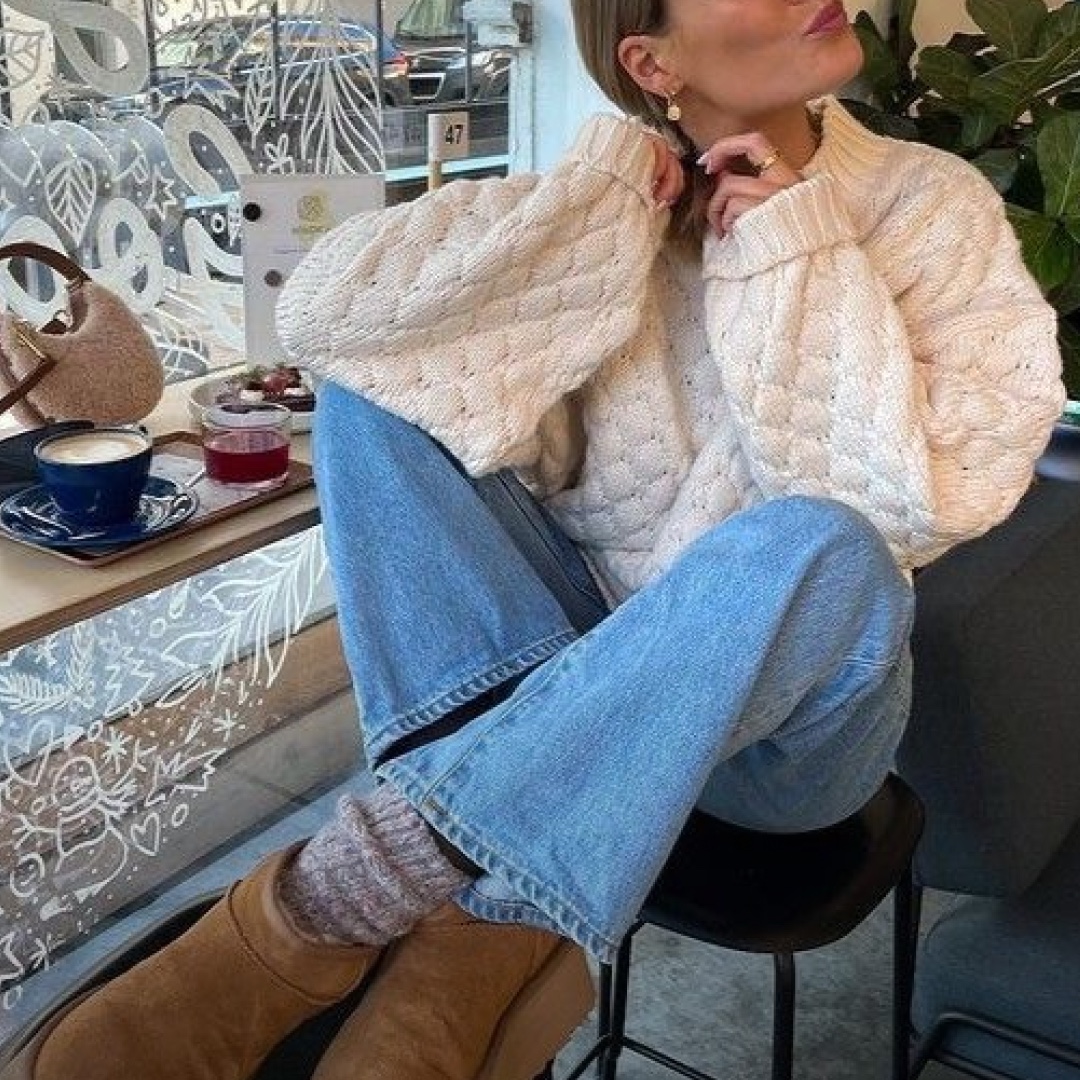 (W) Moon Boot Icon Low Nylon Boots Cream, Moodnight Lesly Kitten-Heel Ankle Boots Black 착용 스타일 - 5