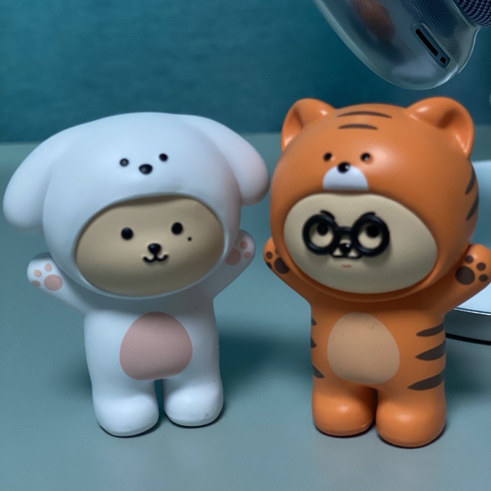 earpearp x T1 Animal Edition Figure (Set of 5) 착용 스타일