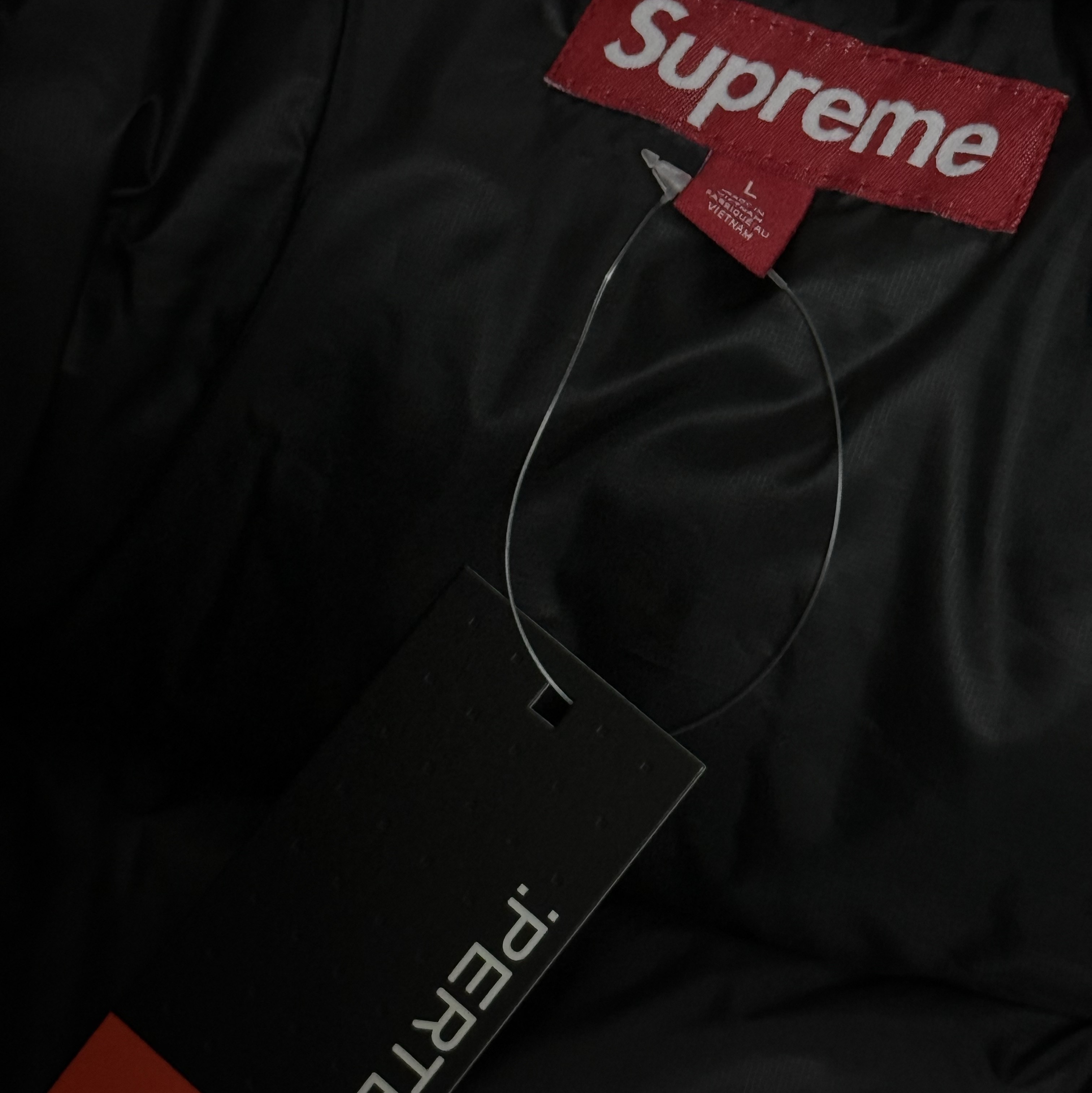 Supreme 700-Fill Down Lightweight Puffer Jacket Black - 24FW 착용 스타일 - 2