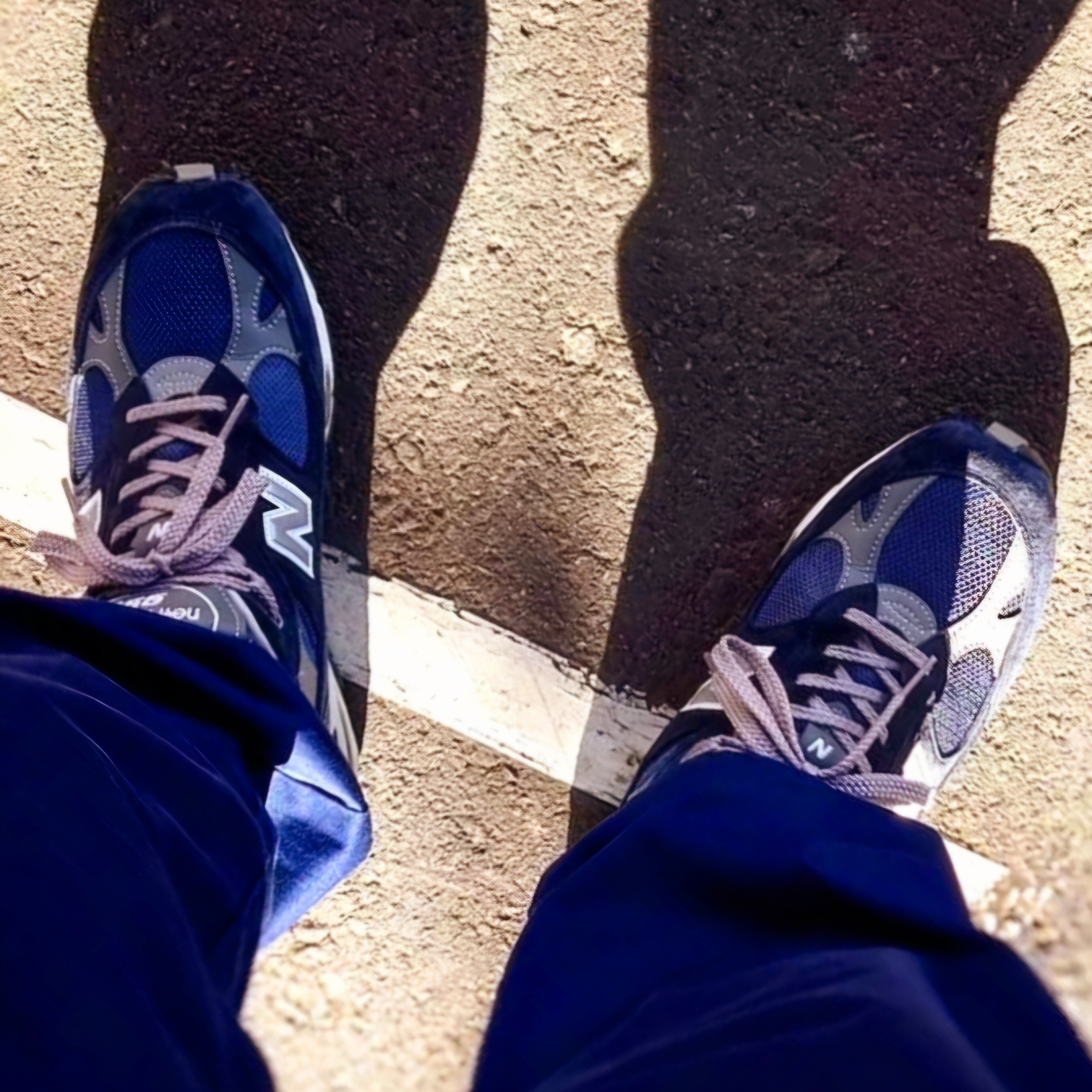 New Balance 991 Made in UK Navy 착용 스타일