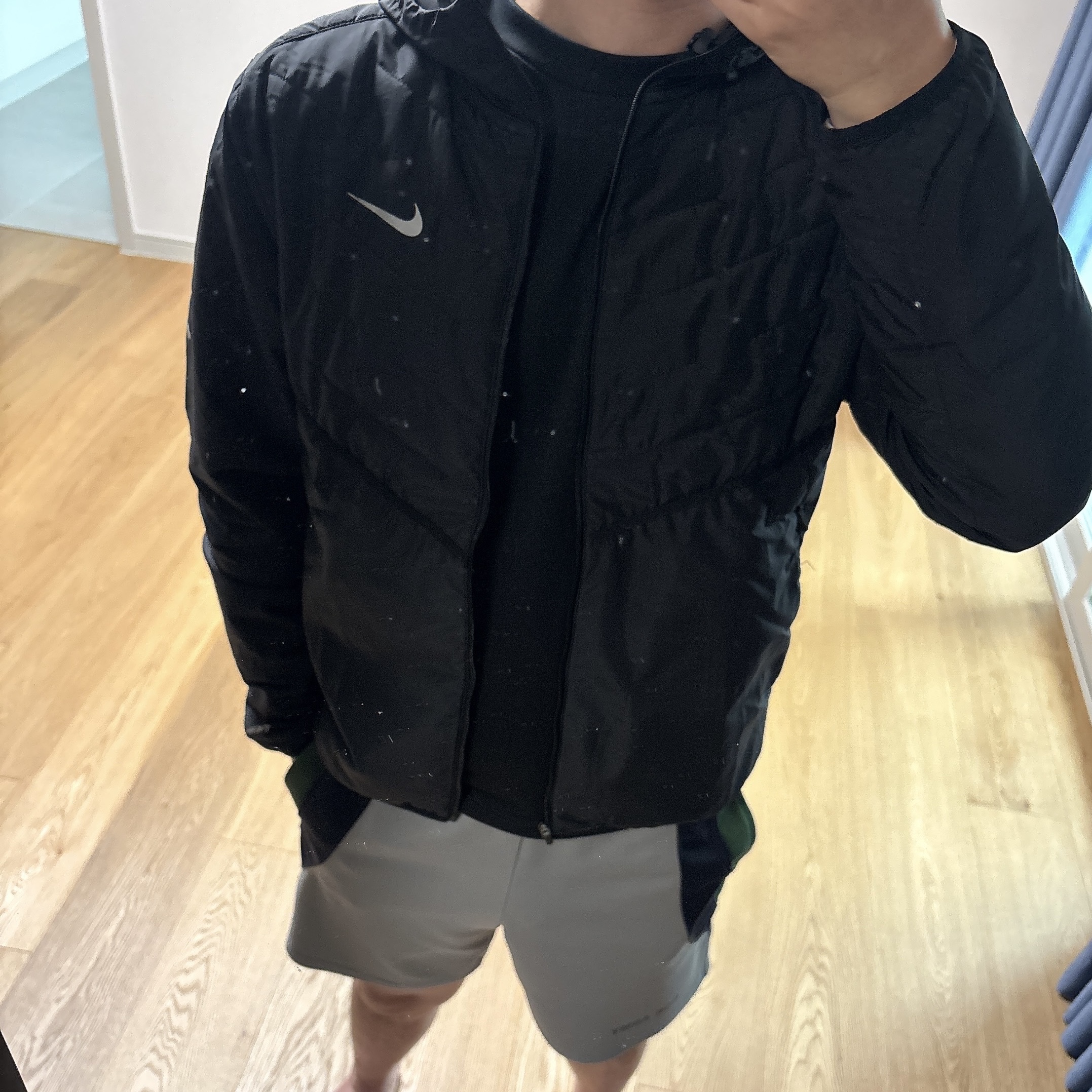 Nike Therma-Fit Repel Synthetic Fill Running Jacket Black - Asia 착용 스타일