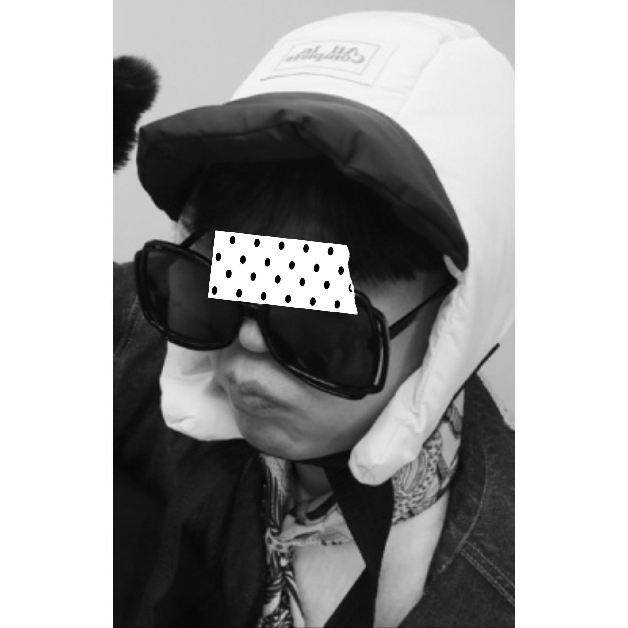 Allincomplete Panda Padding Balaclava 착용 스타일 - 3