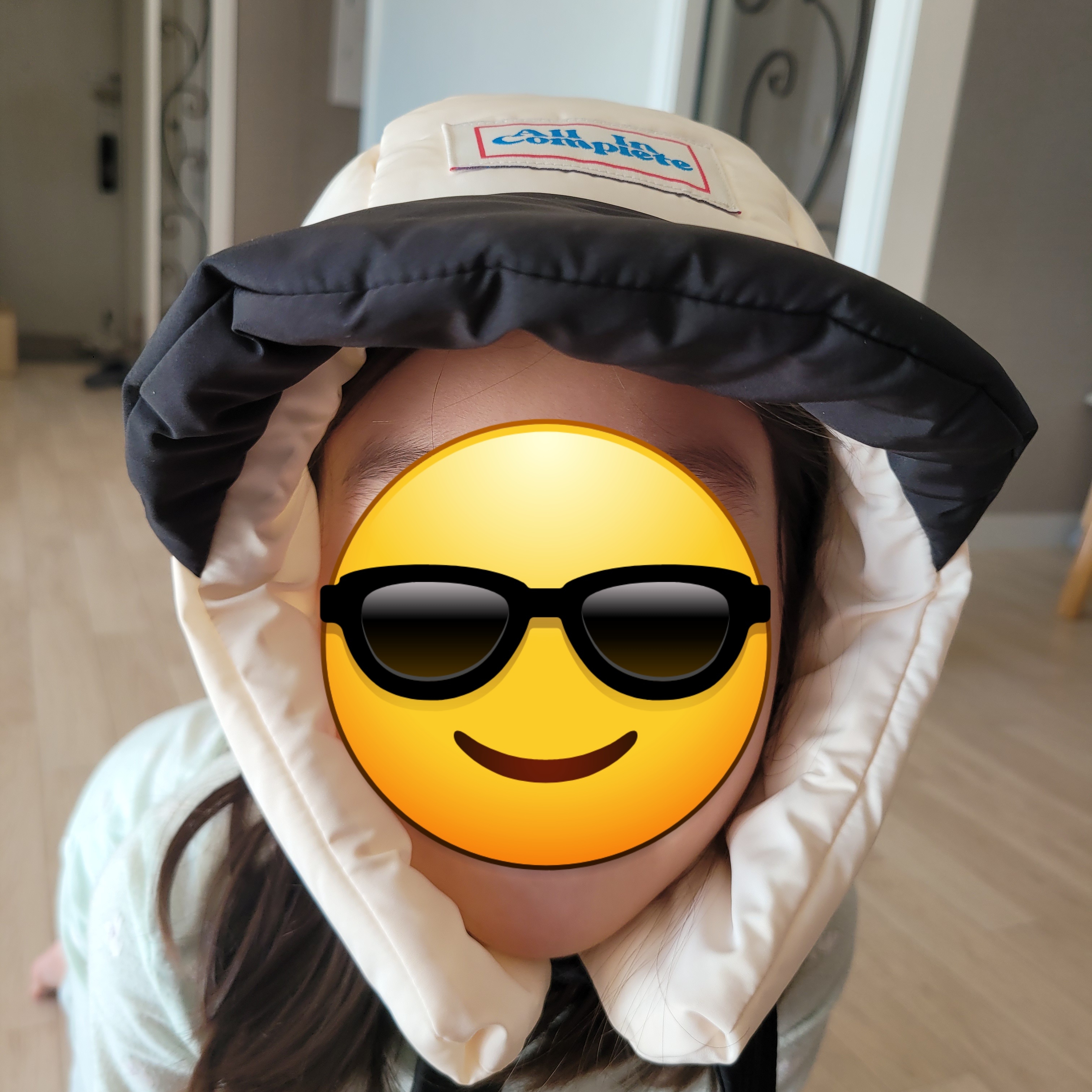 Allincomplete Panda Padding Balaclava 착용 스타일 - 1