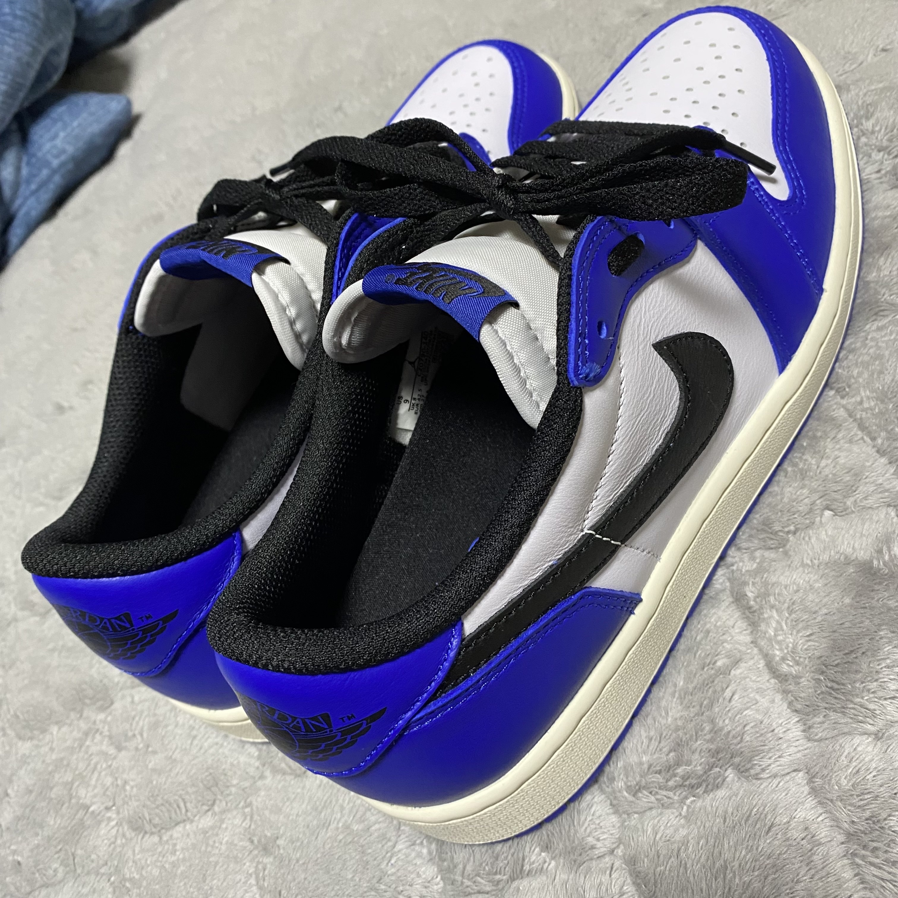Jordan 1 Retro Low OG Game Royal 착용 스타일 - 3