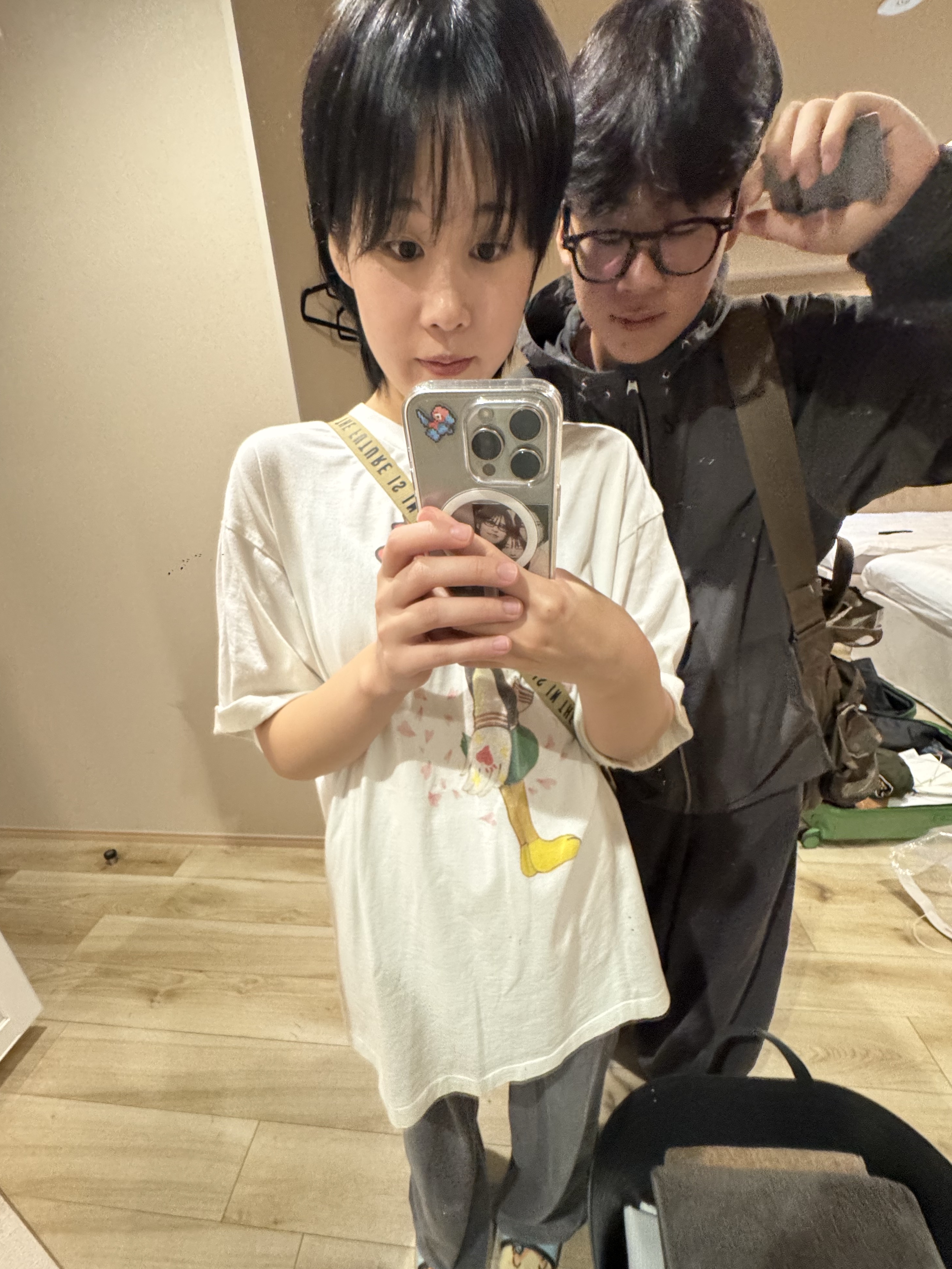 Human Made Keiko Sootome T-shirt #19 White 착용 스타일