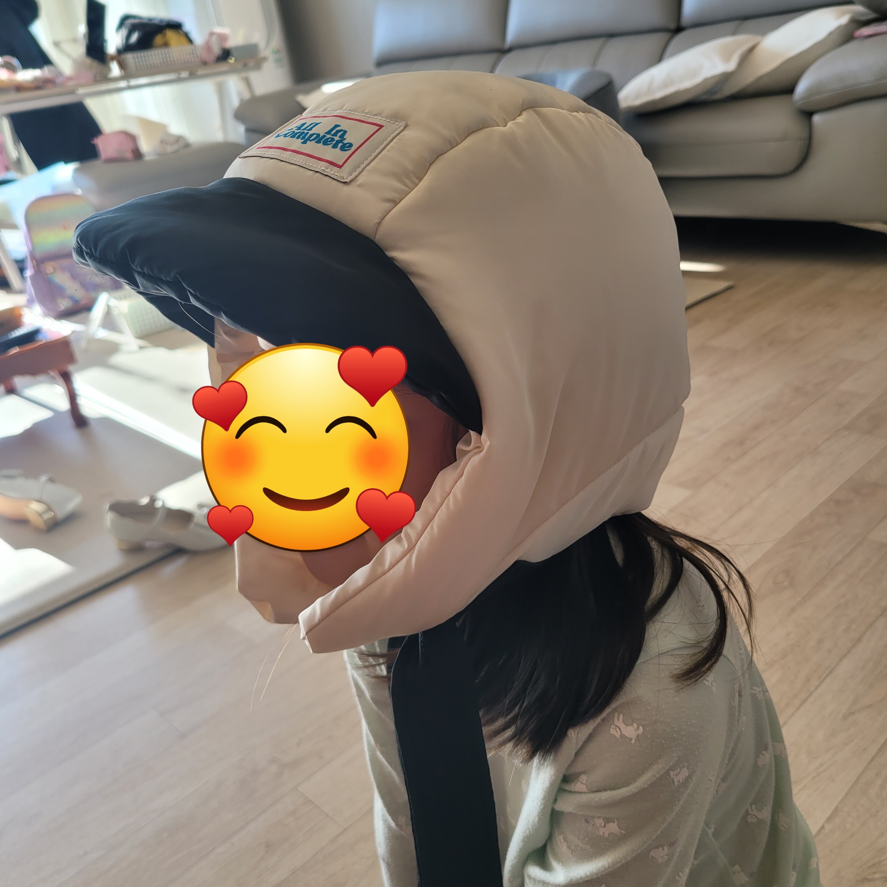 Allincomplete Panda Padding Balaclava 착용 스타일 - 2